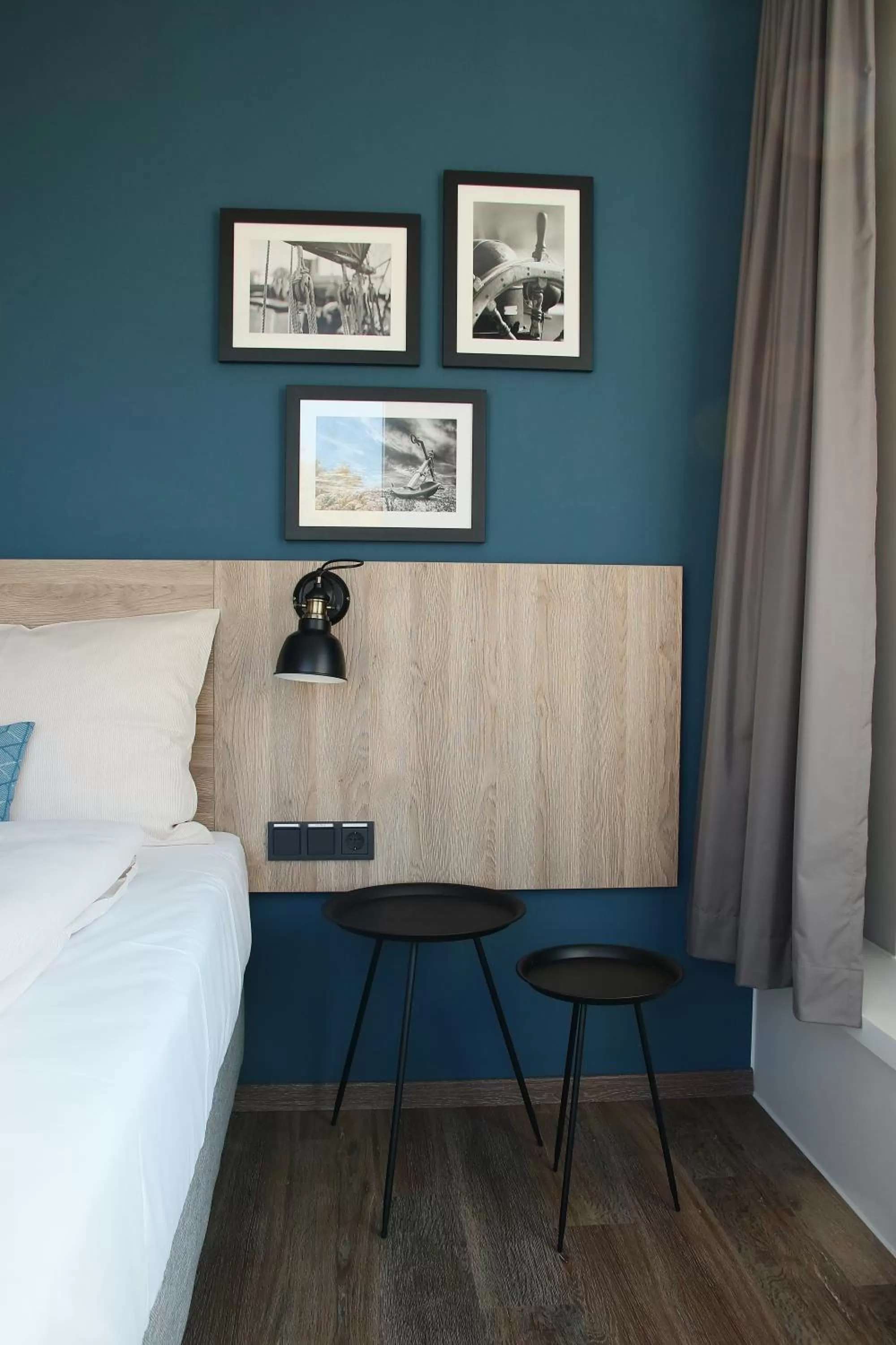 Decorative detail, Bed in HARBR Hotel Konstanz, a member of Radisson Individuals