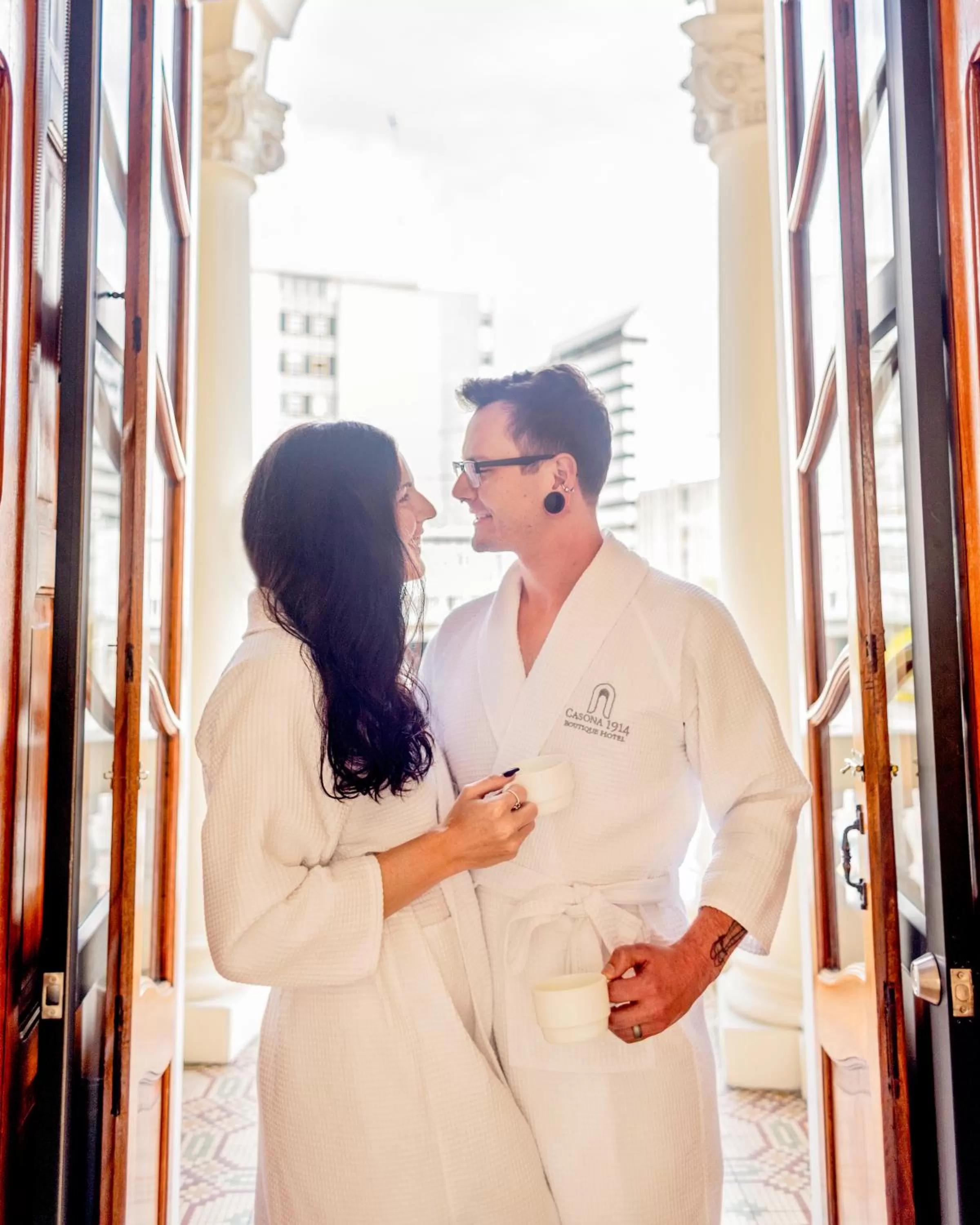 Toilet in Boutique Hotel in Quito Hotel Casona 1914