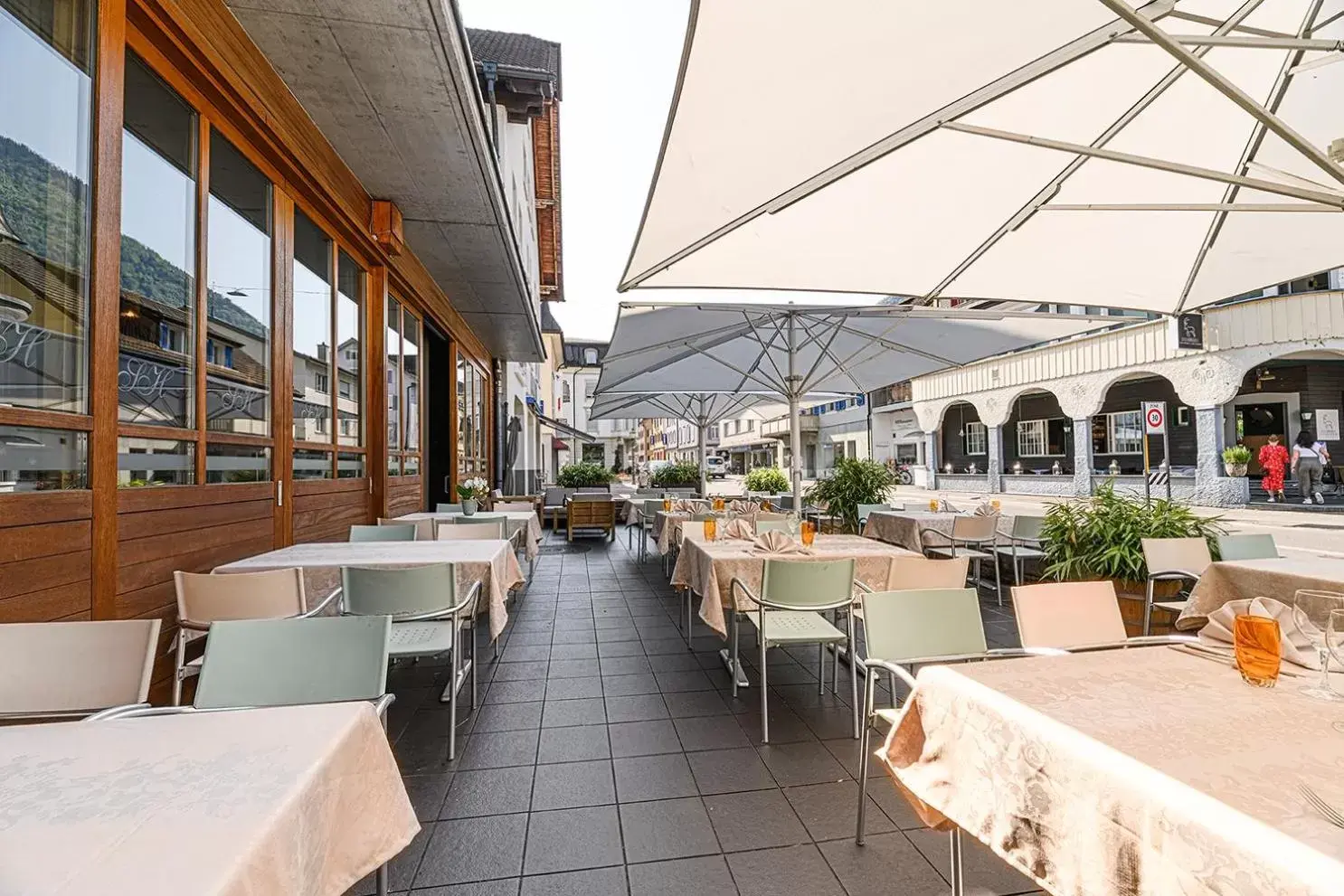 Balcony/Terrace, Restaurant/Places to Eat in Boutique Hotel Stanserhof