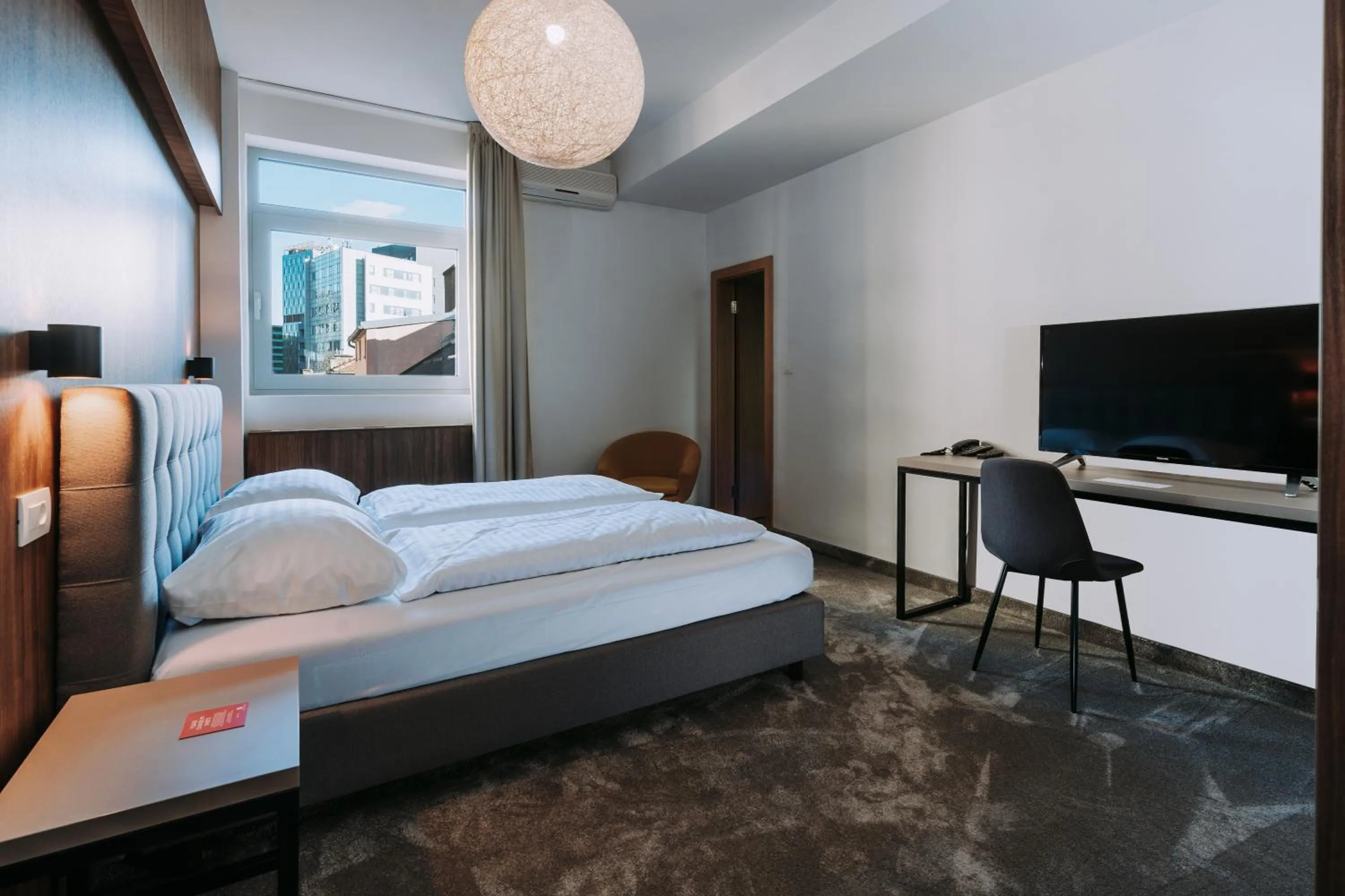 Bed in Hotel Sliško