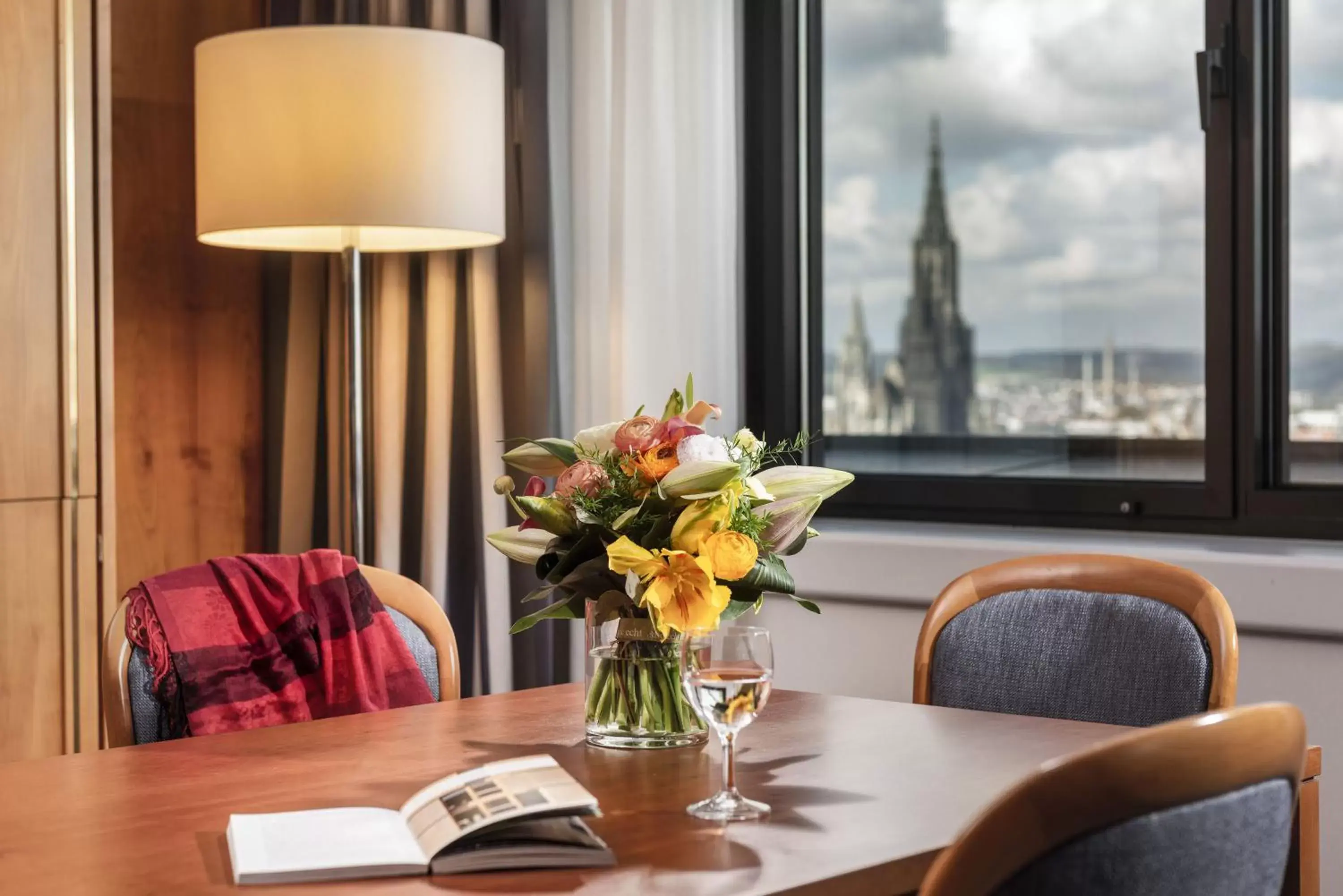 City view, Dining Area in Maritim Hotel Ulm