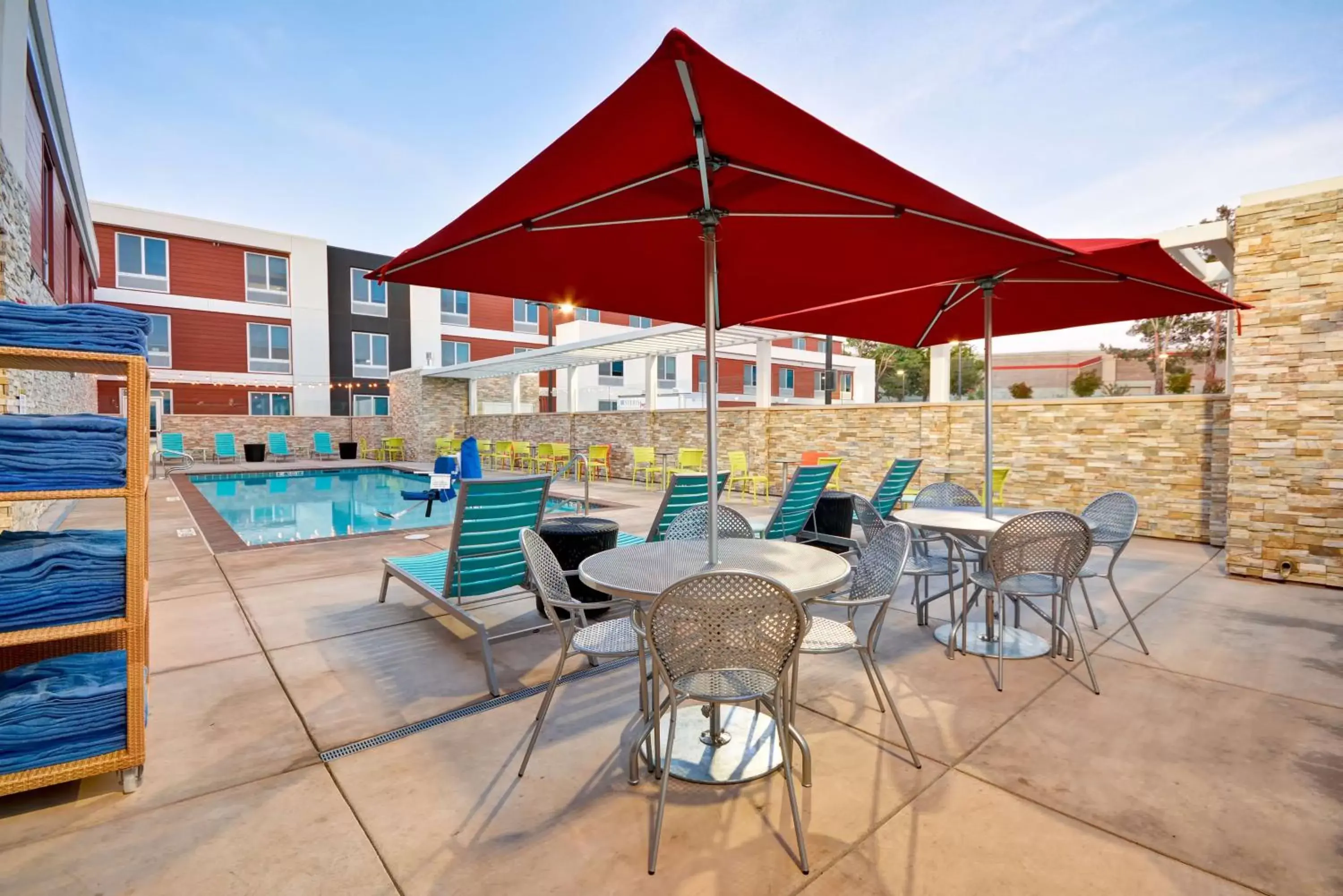 Pool view in Home2 Suites By Hilton Livermore Pool view in Home2 Suites By Hilton Livermore