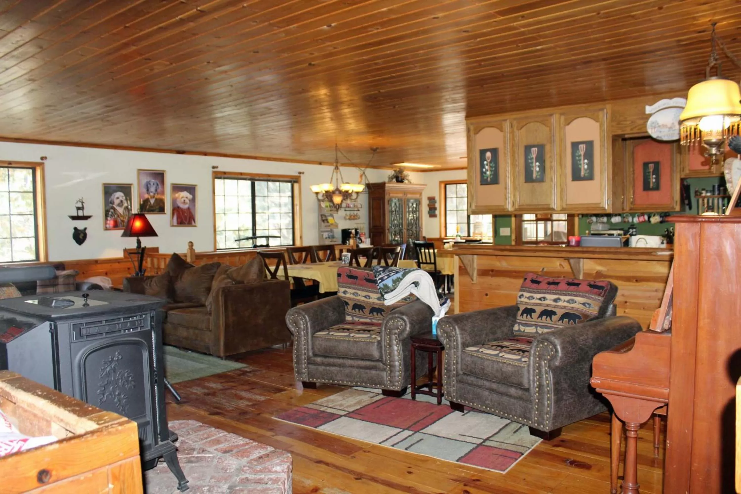 Seating area in The Old Bear BnB