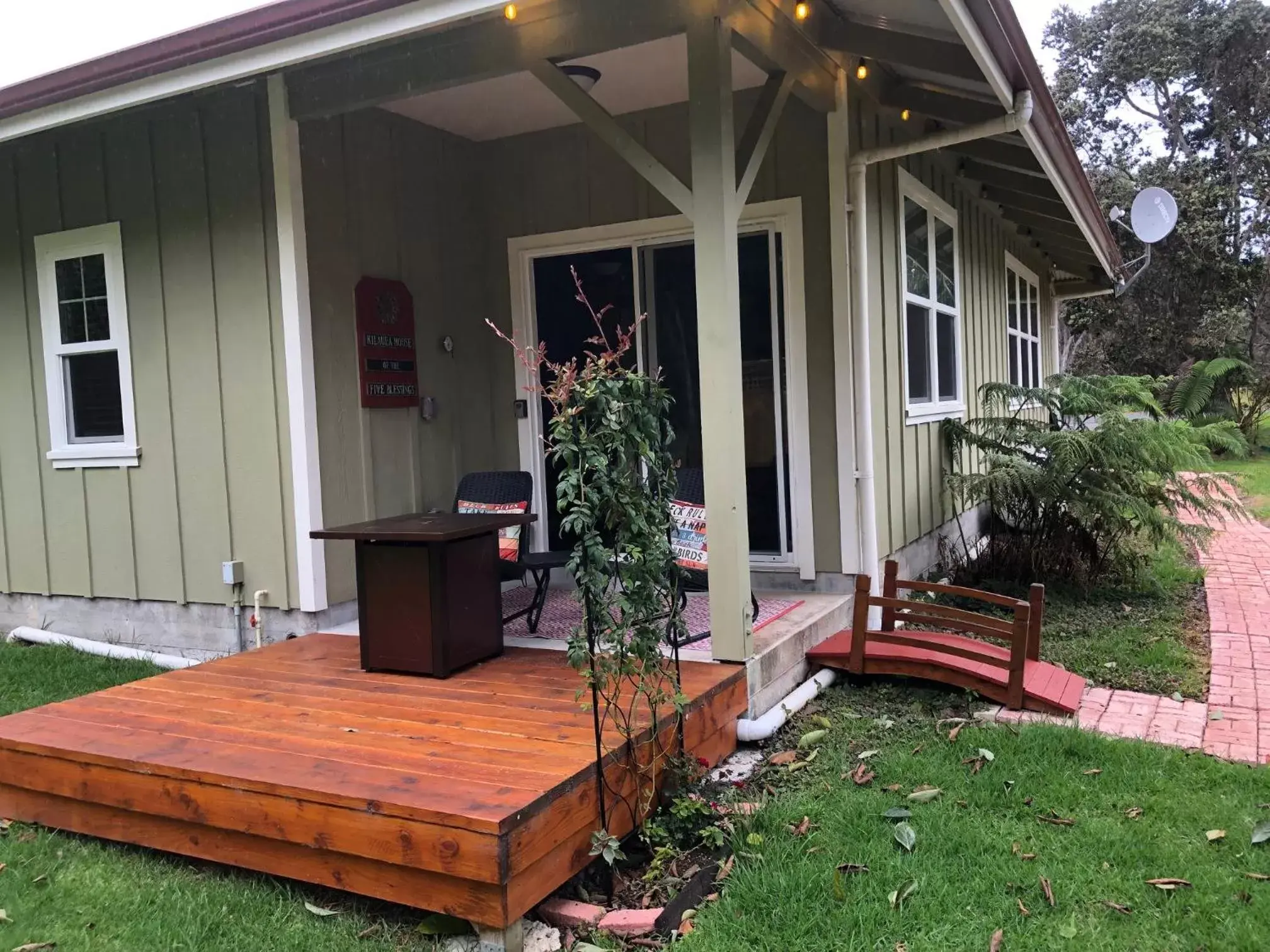 Patio in Kilauea House