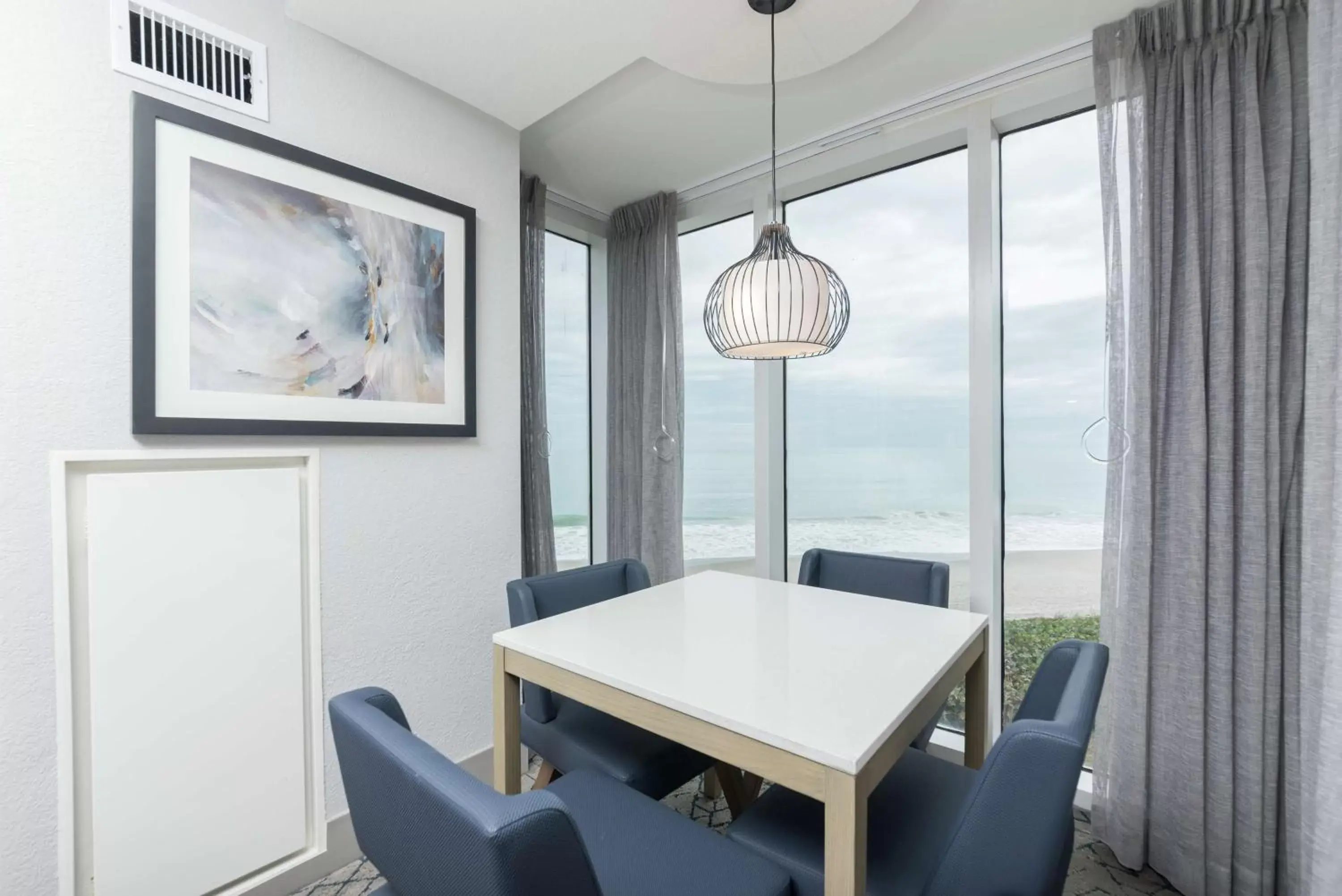 Living room in Hilton Melbourne Beach Oceanfront