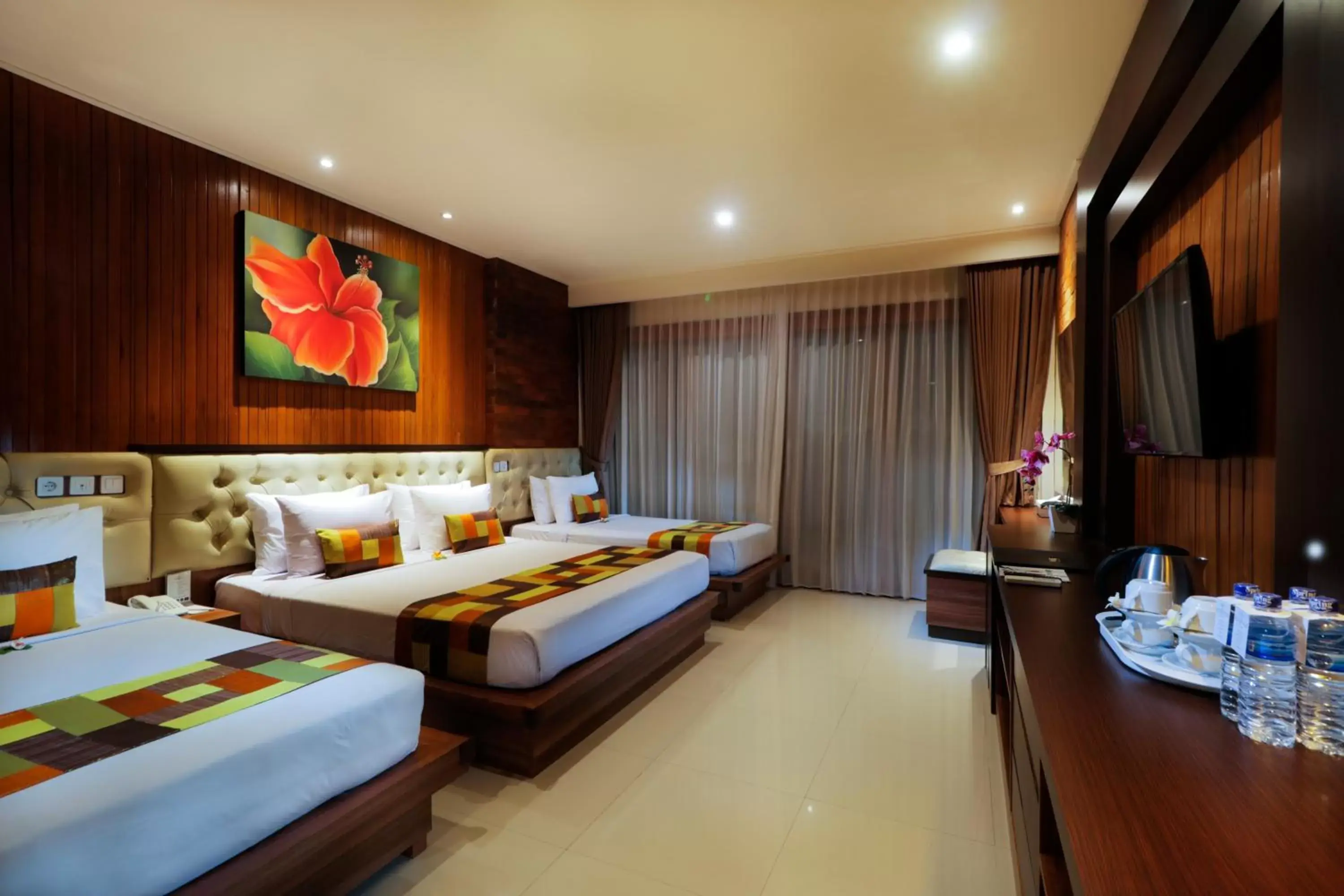 Photo of the whole room, Bed in Wina Holiday Villa Kuta Bali