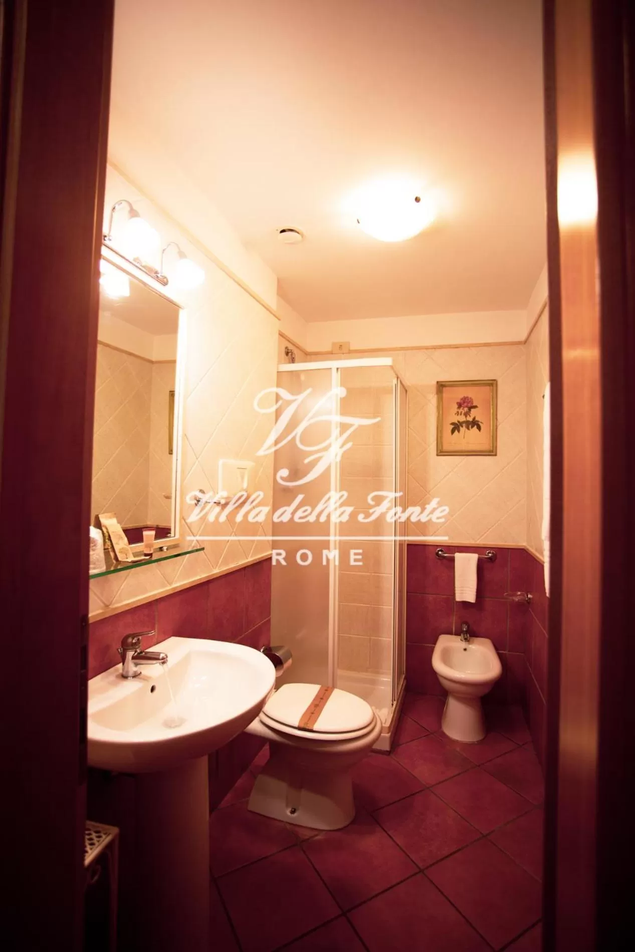 Toilet in Villa della Fonte