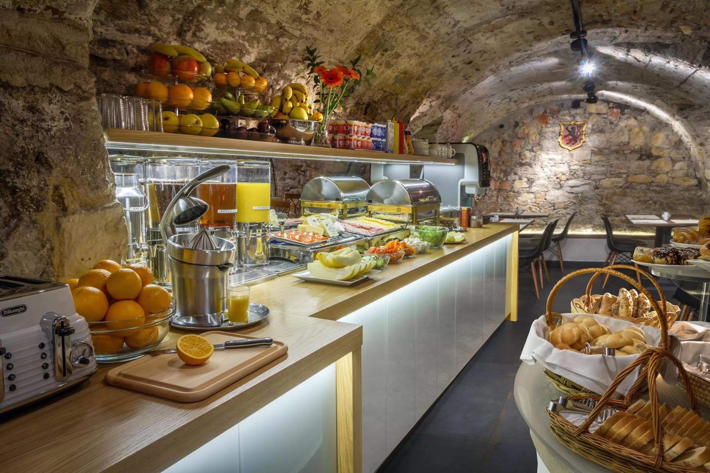 Buffet breakfast in Hotel Waldstein