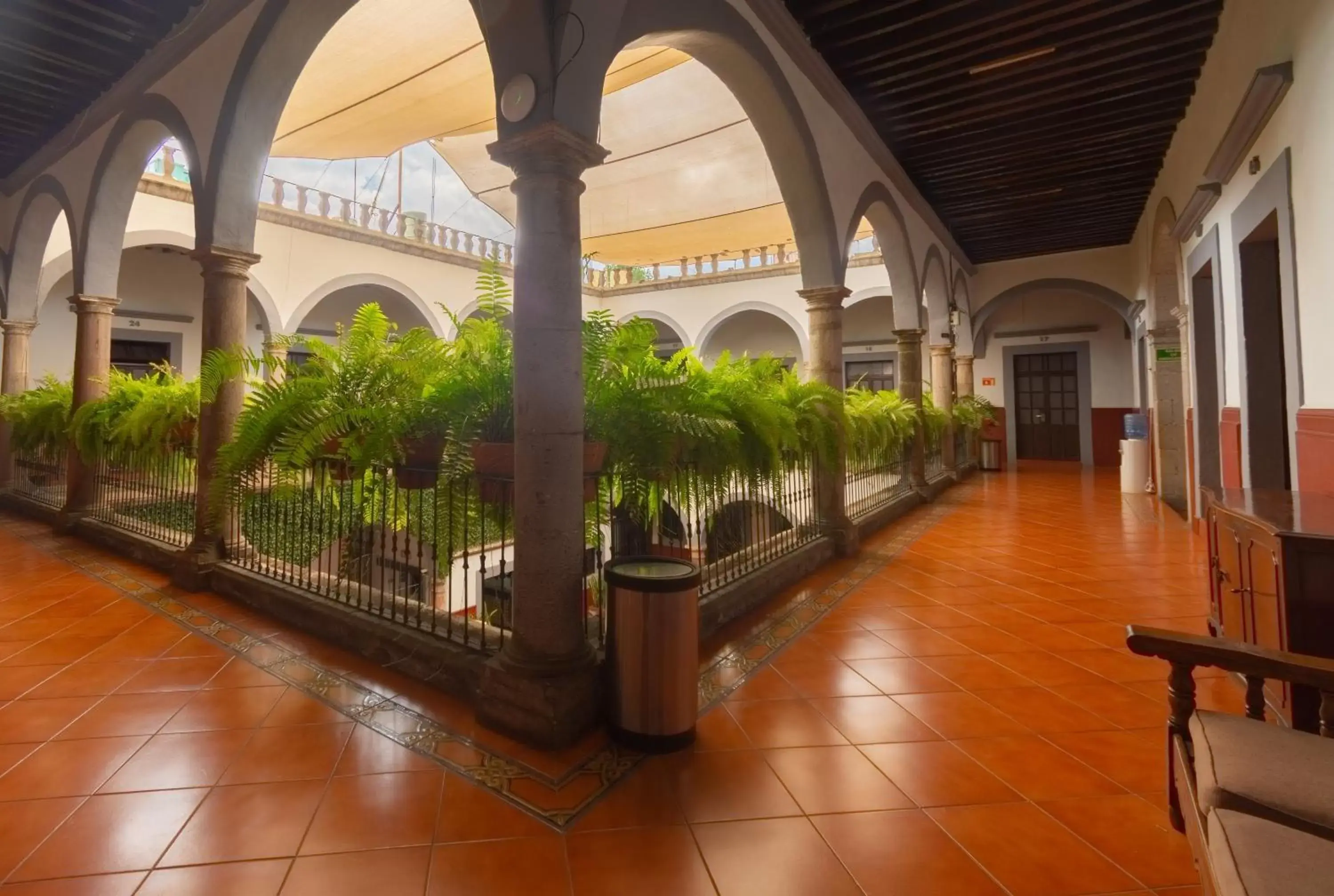 Patio in Hotel Hidalgo