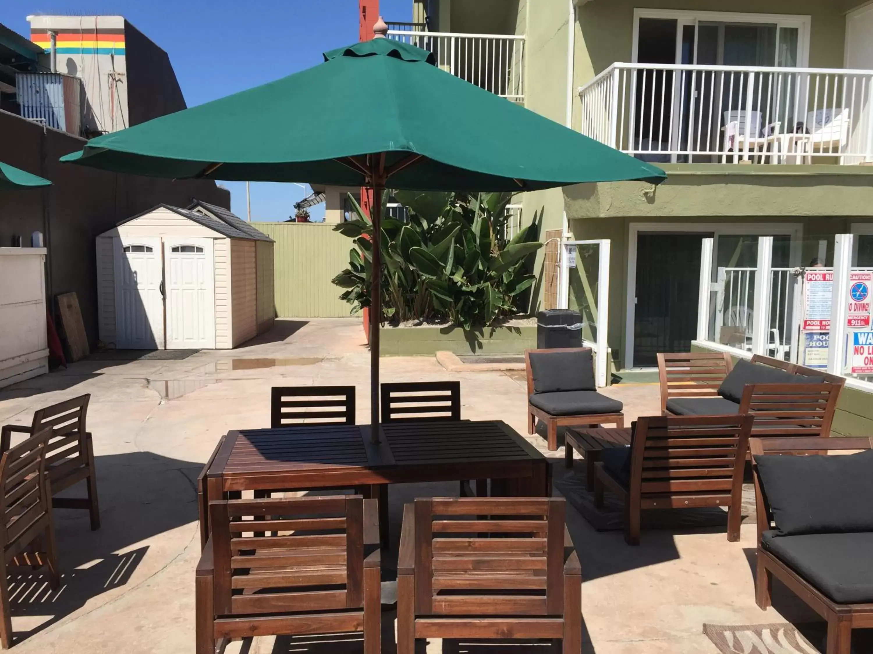 Patio in Surfer Beach Hotel