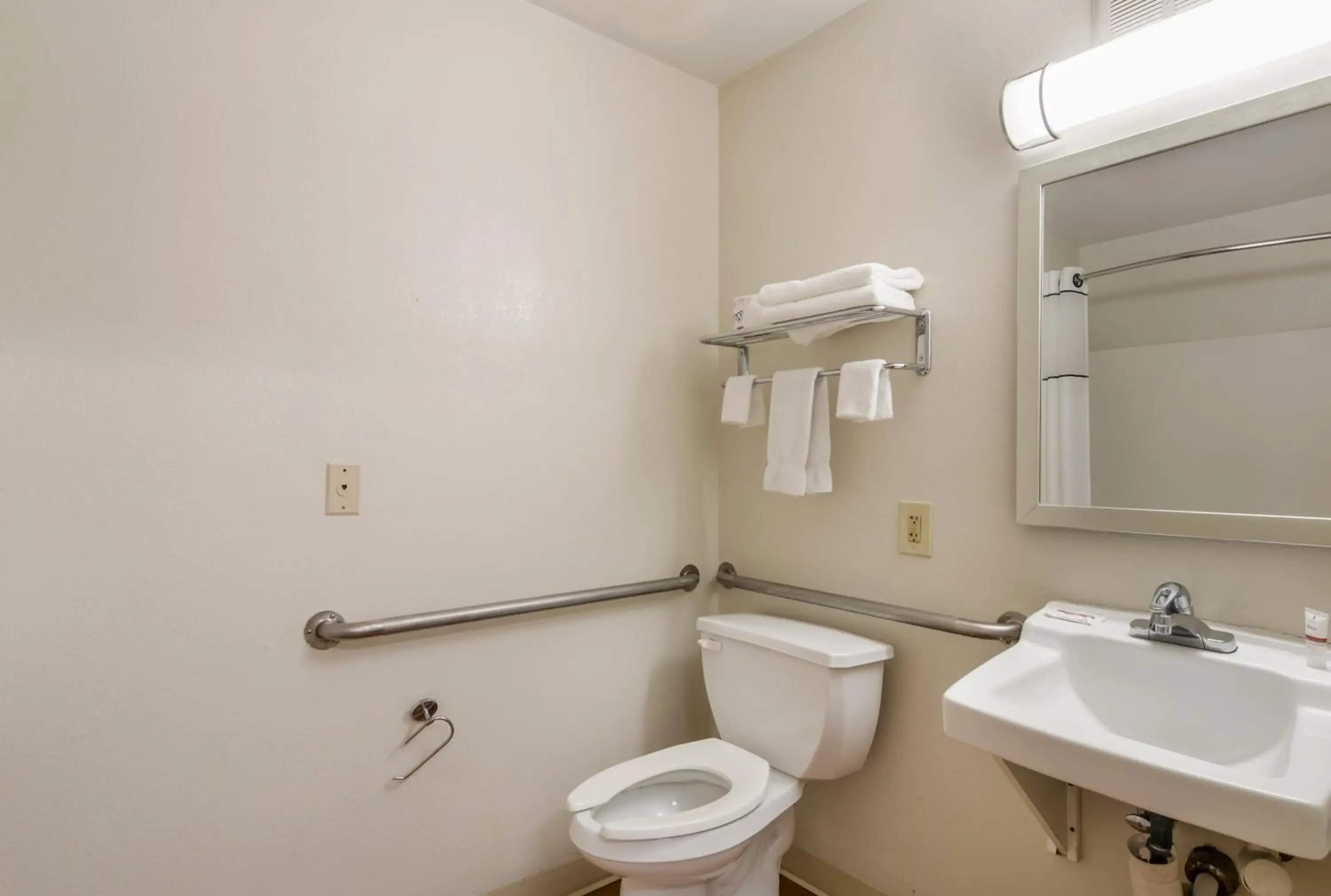 Bathroom in HomeTowne Studios by Red Roof Denver - Airport/Aurora