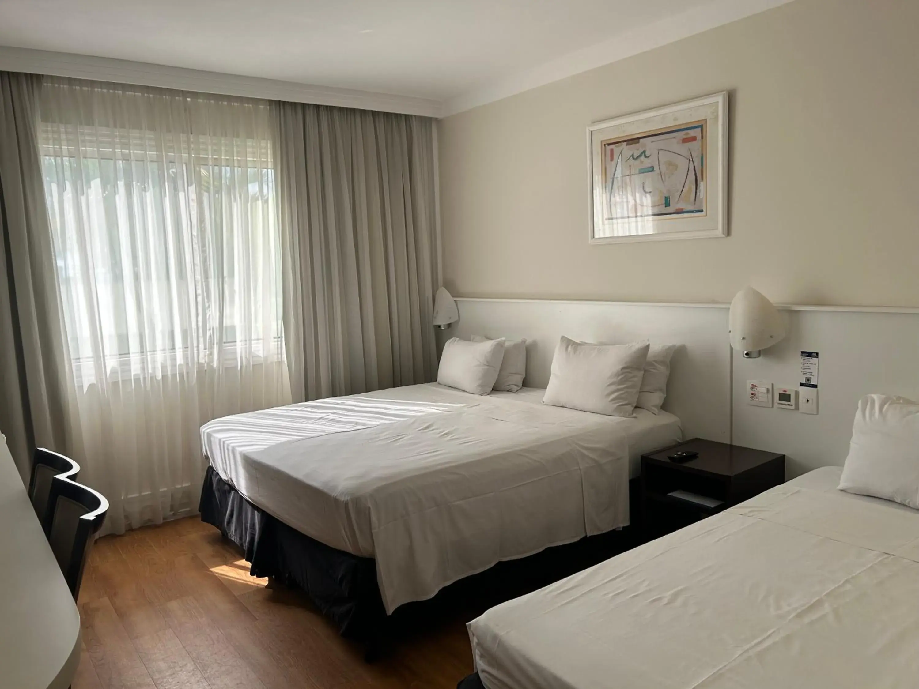 Bed in Hotel Premium Campinas