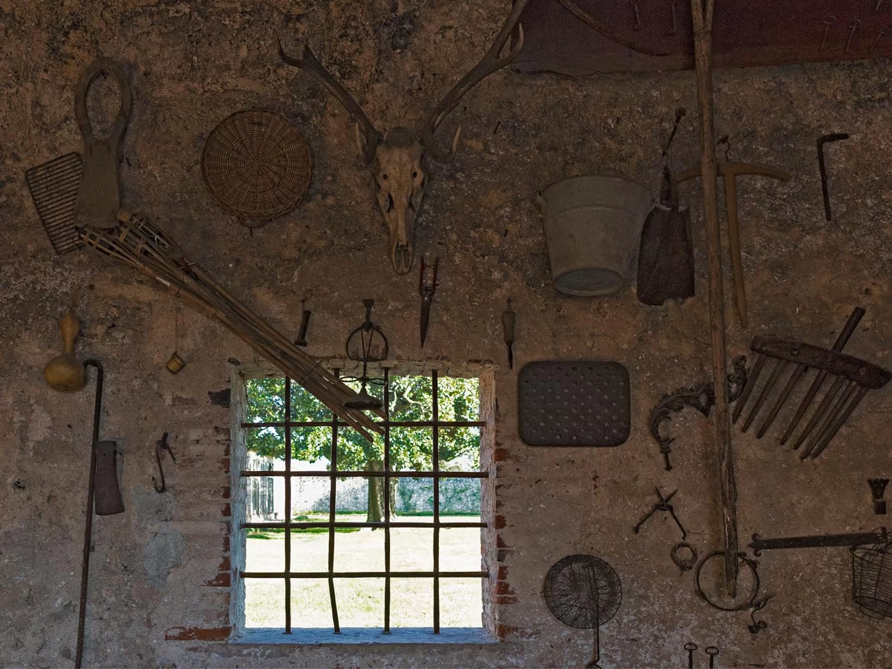 Garden view in Villa Stecchini