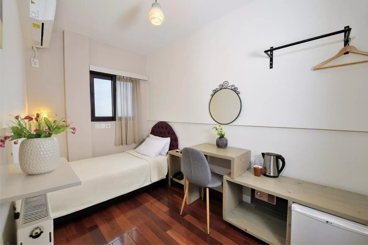 Bed in Dryades & Orion Hotel