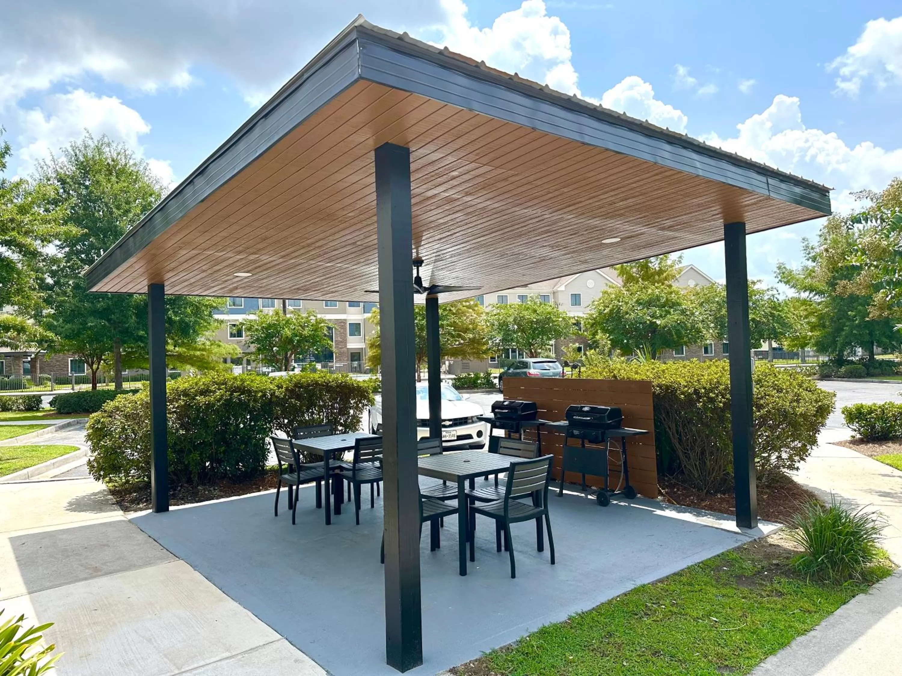 Patio in Candlewood Suites Savannah Airport by IHG