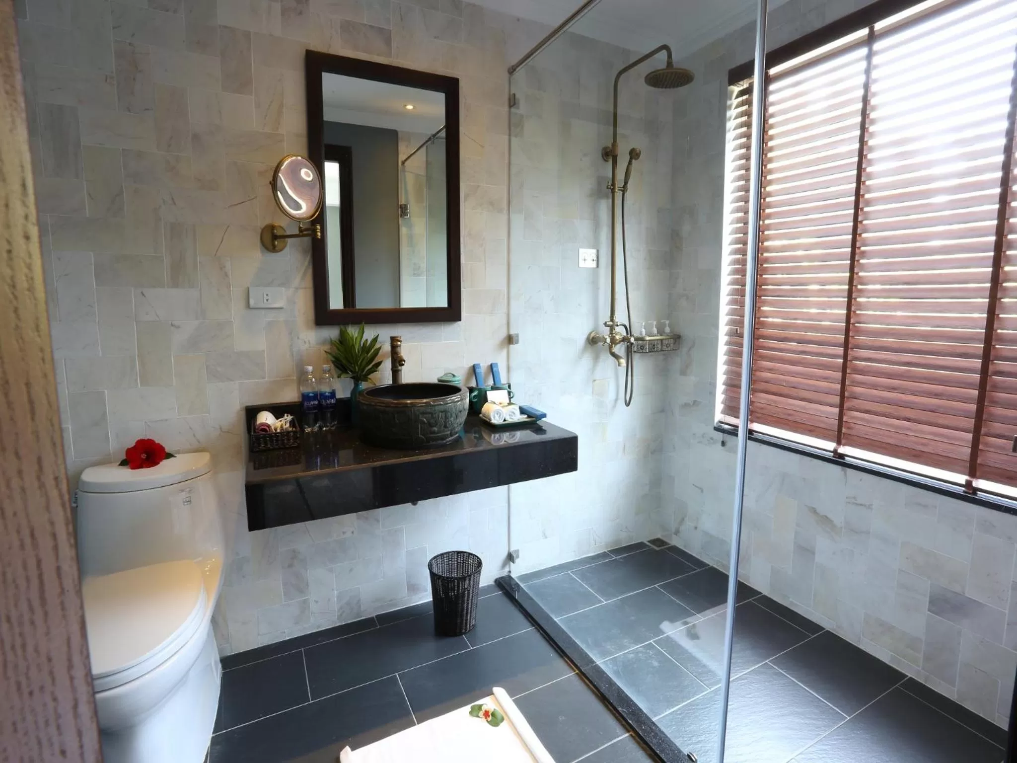 Shower in AIRA Boutique Hoi An Hotel & Spa