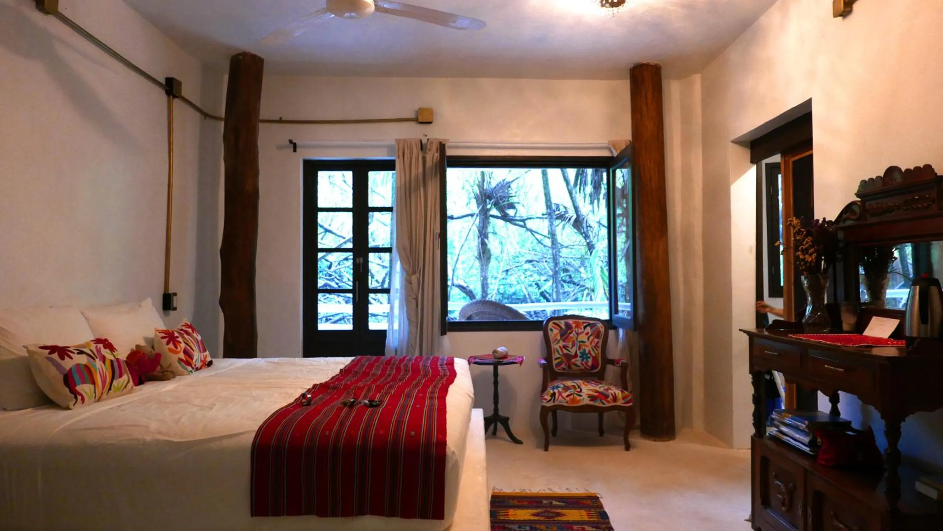 Bed in Casa Ambar Hotel & Boutique Tulum