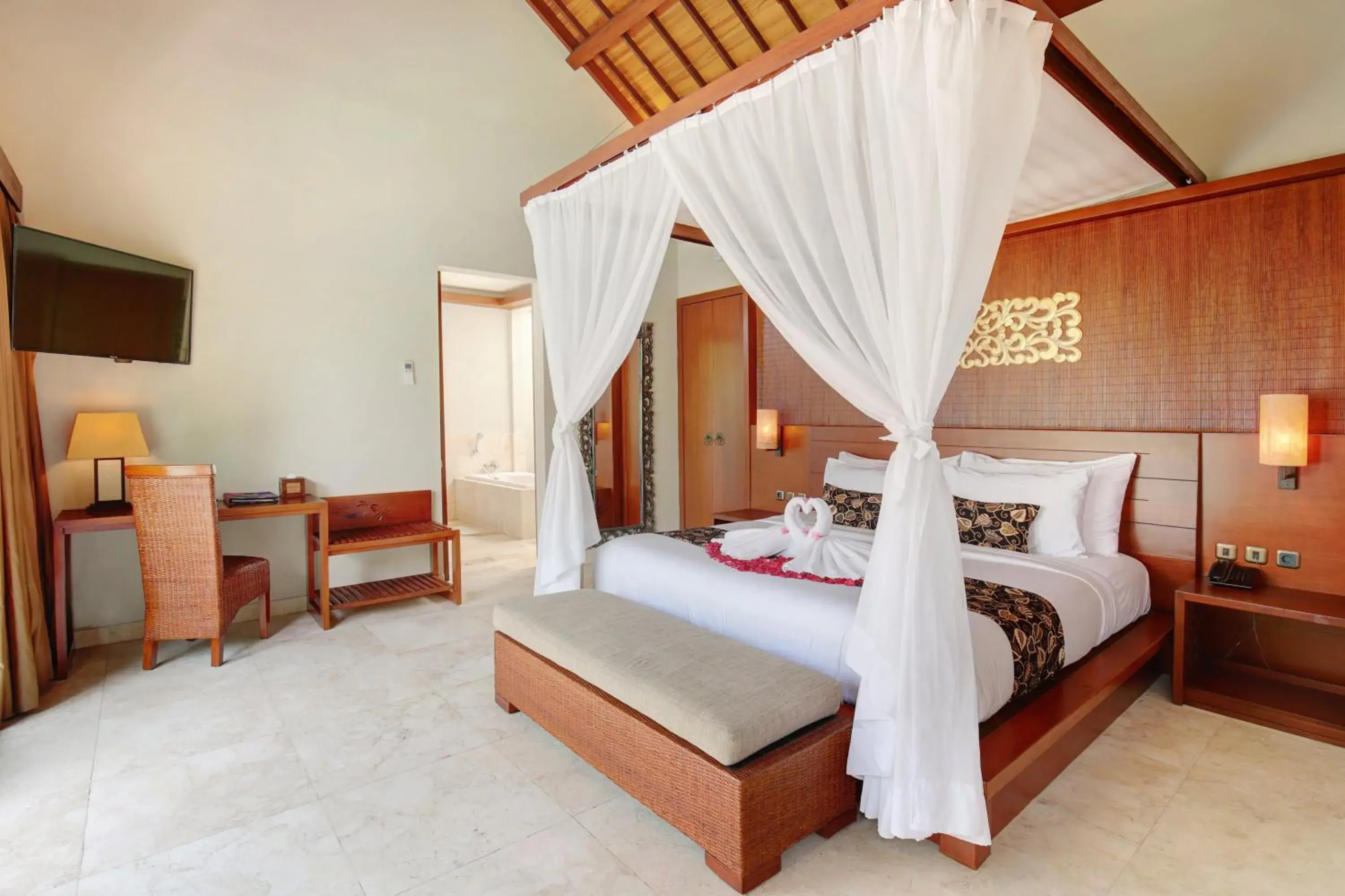 Bedroom, Bed in Lumbini Luxury Villas and Spa