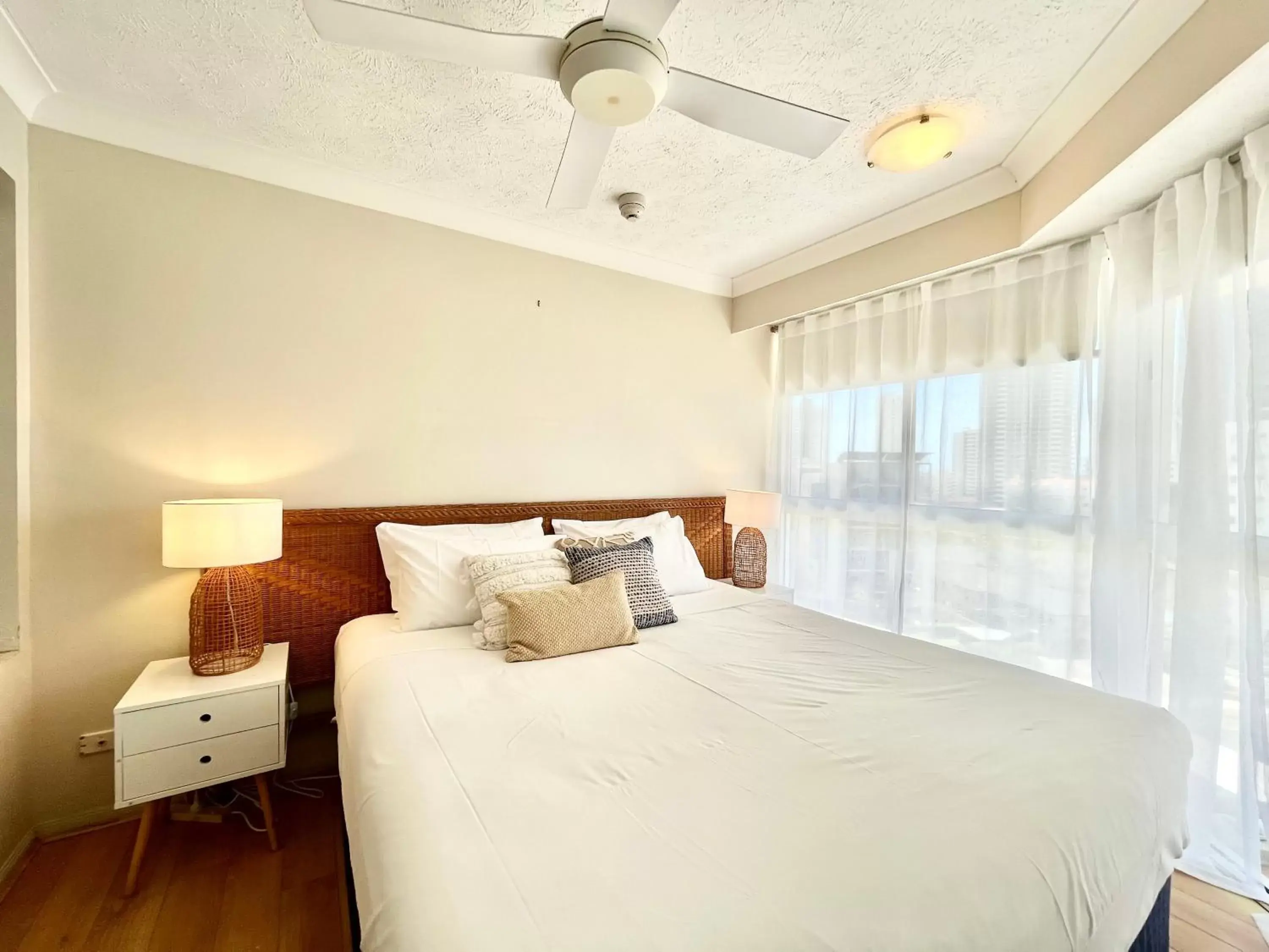 Bed in Surf Parade Resort