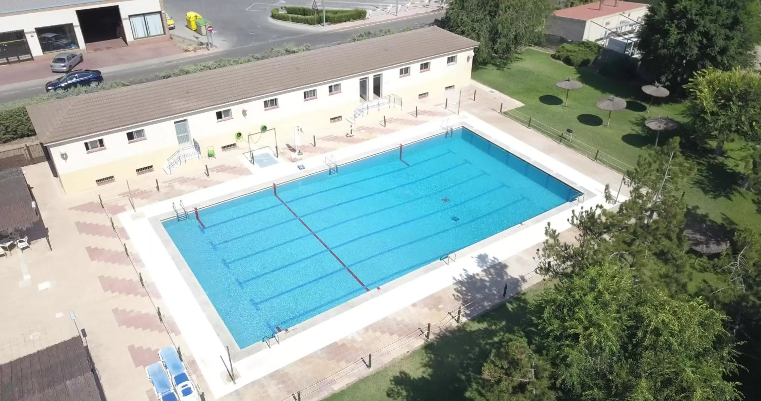 Bird's eye view, Pool View in Hospedium Hotel Castilla