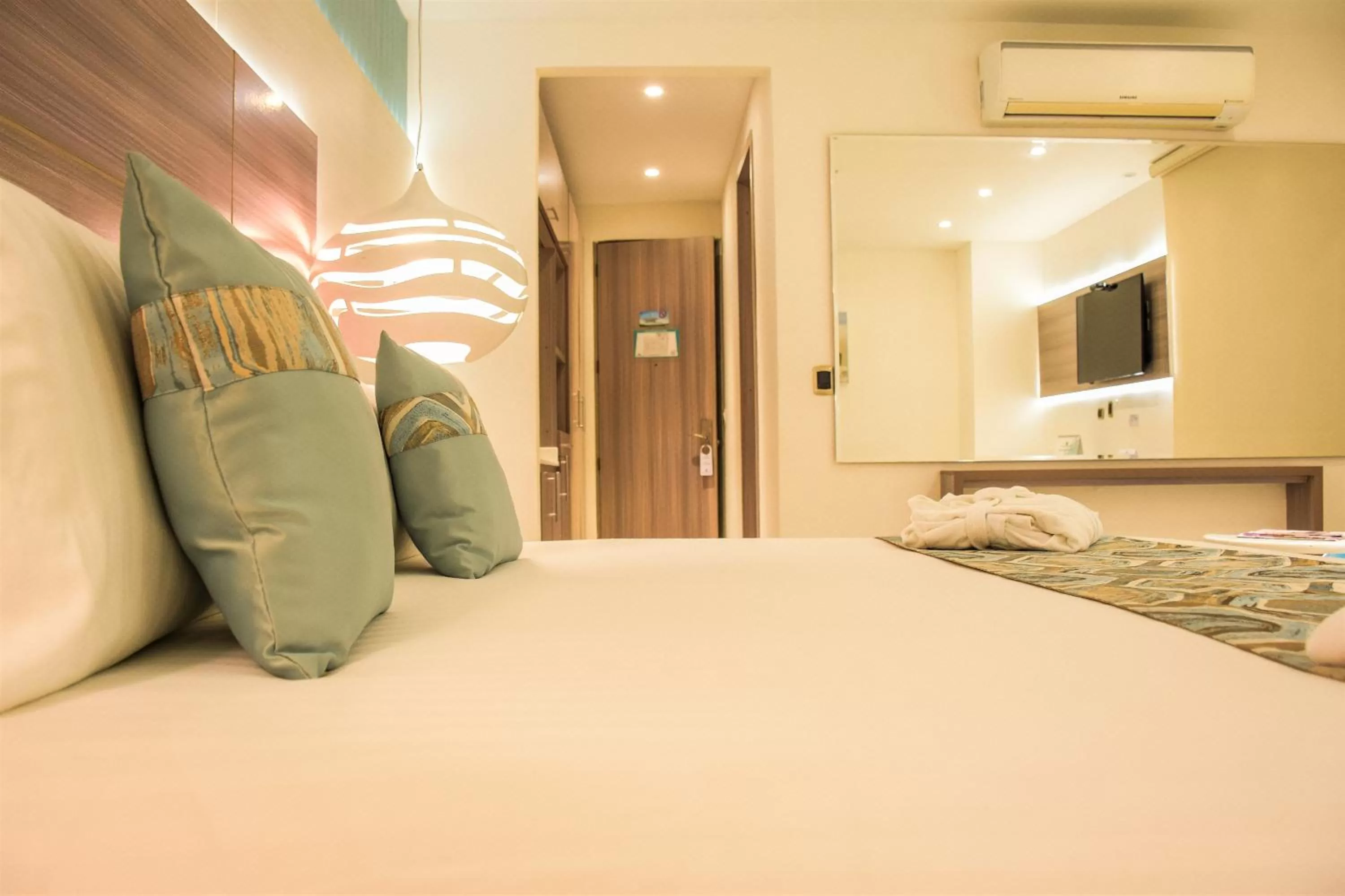 Bed in Hotel Catedral Plaza