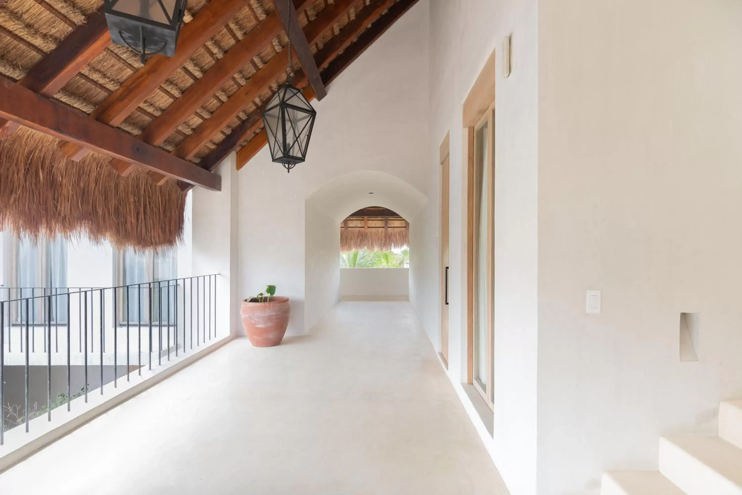 Inner courtyard view in Hotel Panamera