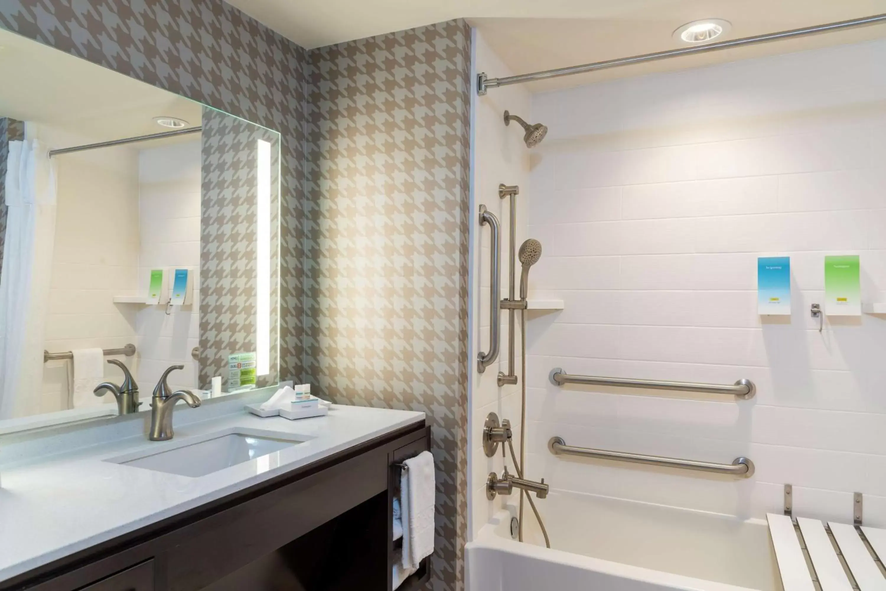 Bathroom in Home2 Suites By Hilton Appleton, Wi Bathroom in Home2 Suites By Hilton Appleton, Wi