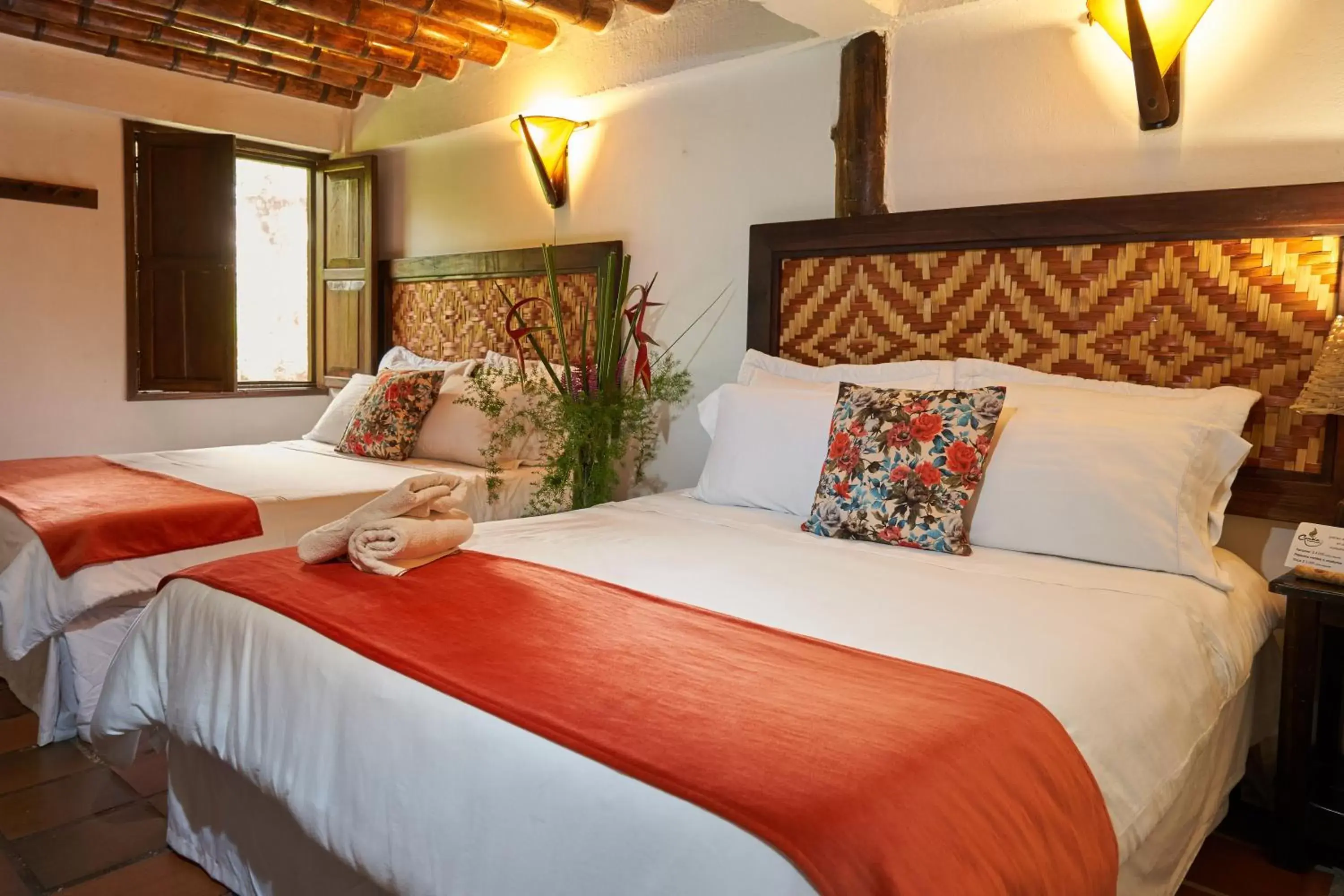 Bed in Hotel Hacienda Combia