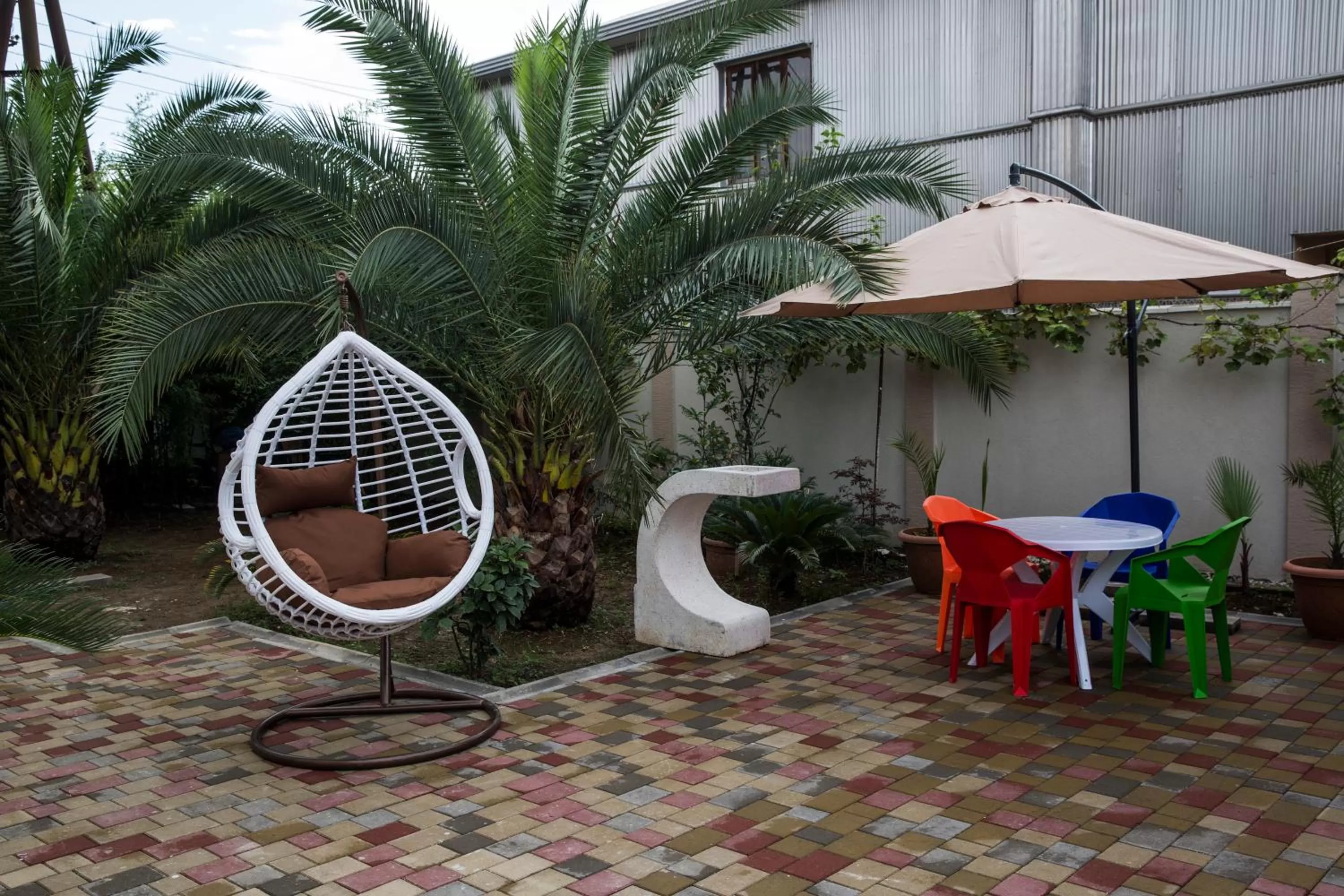 Inner courtyard view in Hotel Maria