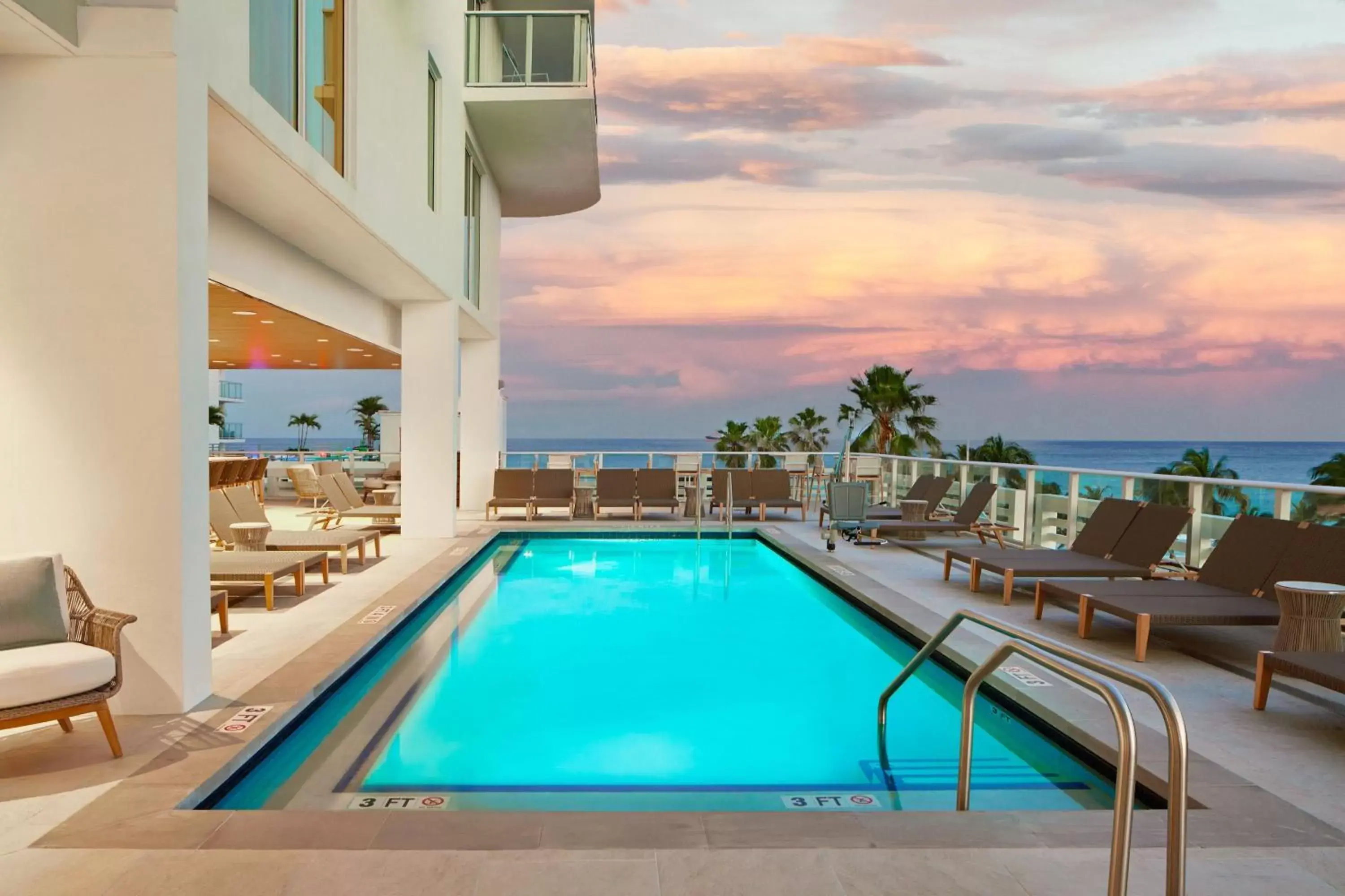 Swimming Pool in AC Hotel by Marriott Fort Lauderdale Beach