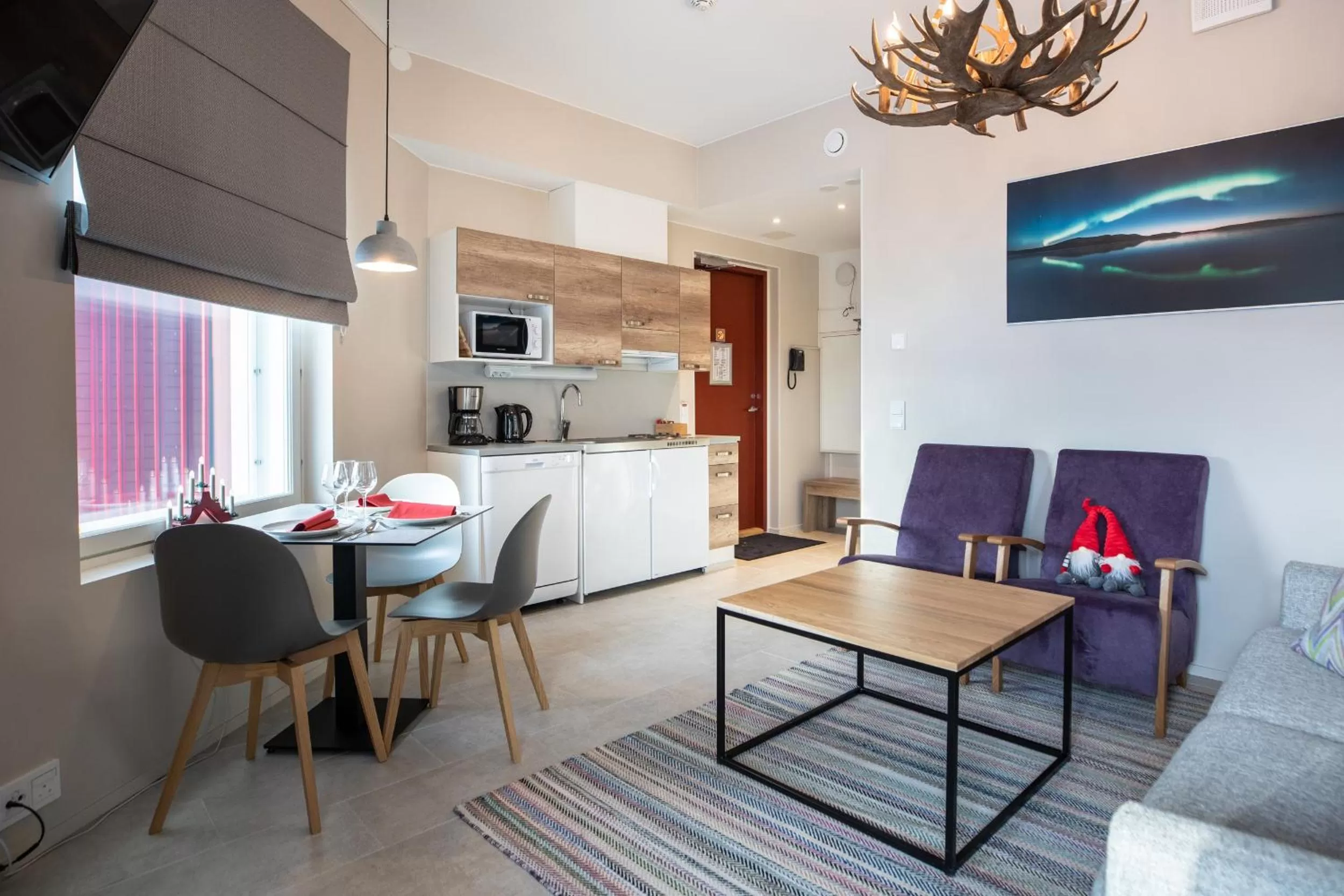 Living room in Santa Claus Holiday Village