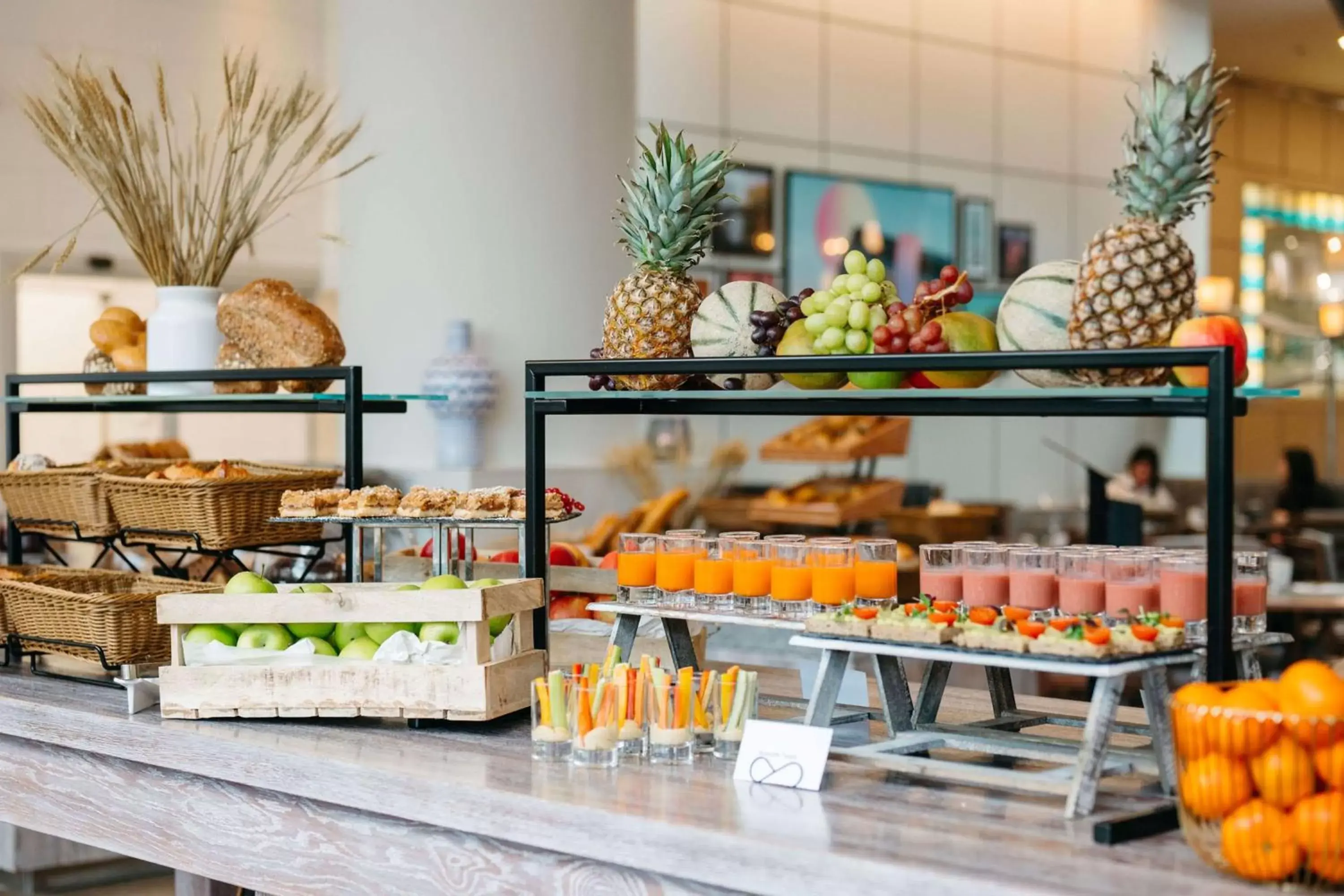 Breakfast in Hilton Frankfurt City Centre Breakfast in Hilton Frankfurt City Centre