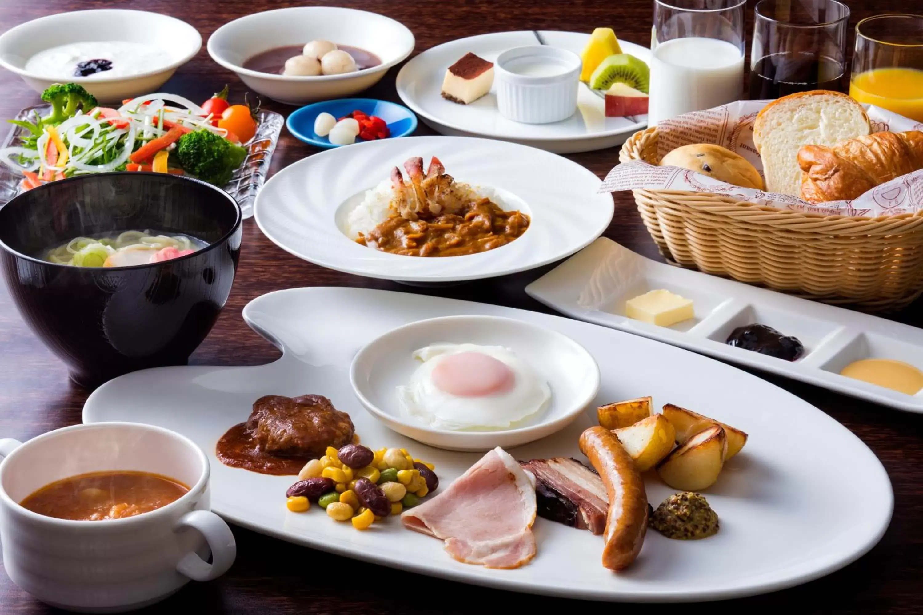 Buffet breakfast, Breakfast in New Tomakomai Prince Hotel NAGOMI