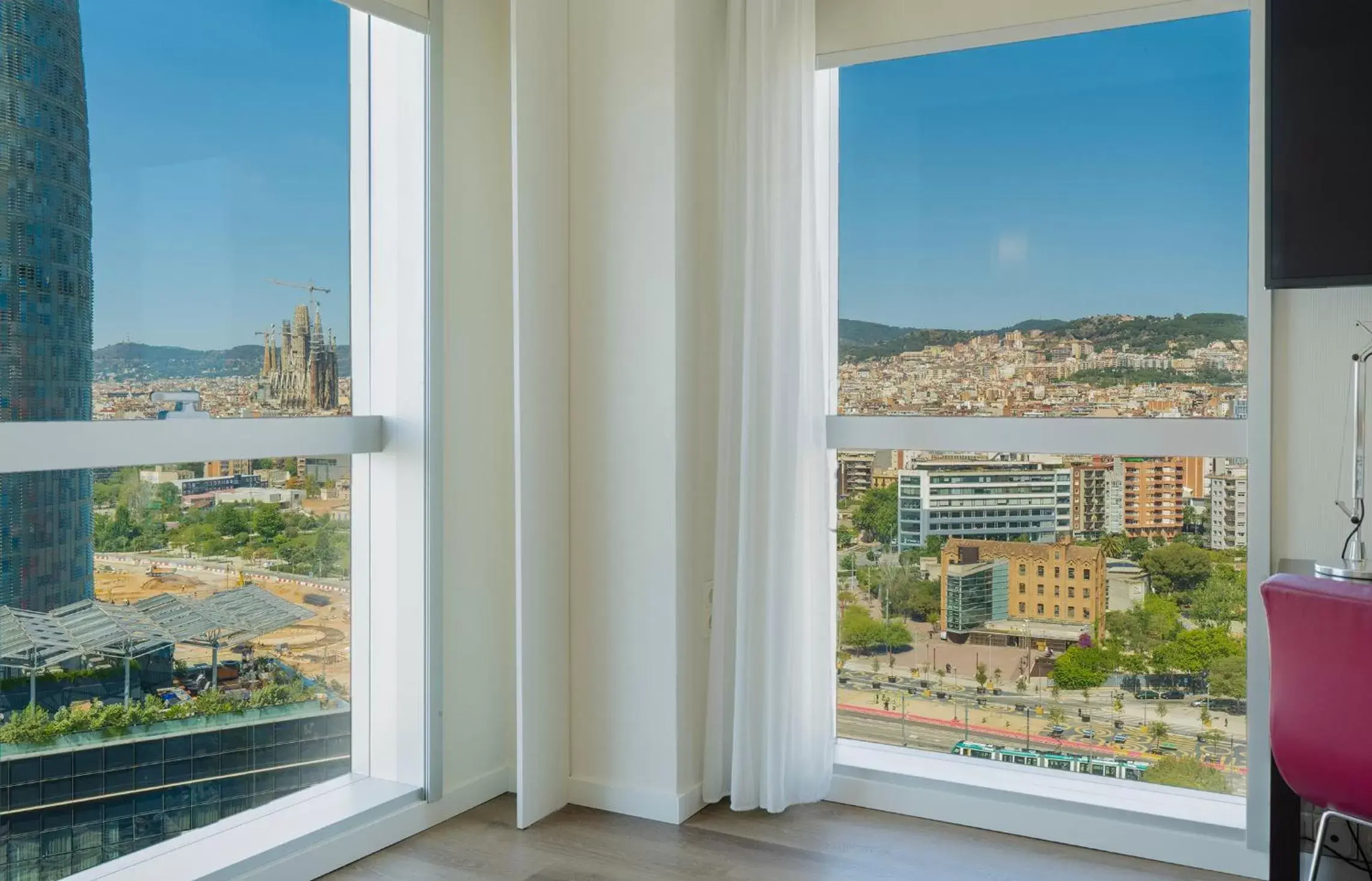 City view, View in Novotel Barcelona City