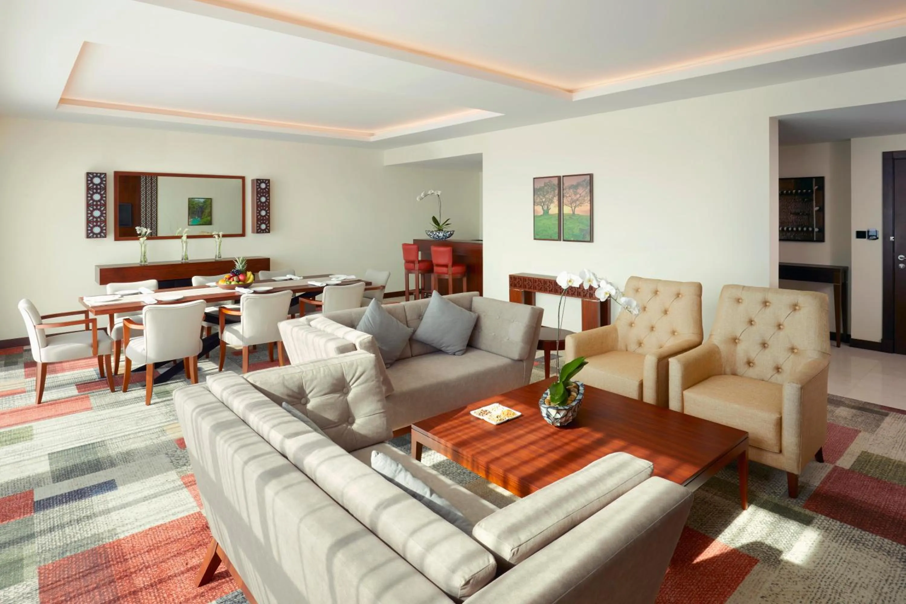 Living room in Royal Tulip Muscat