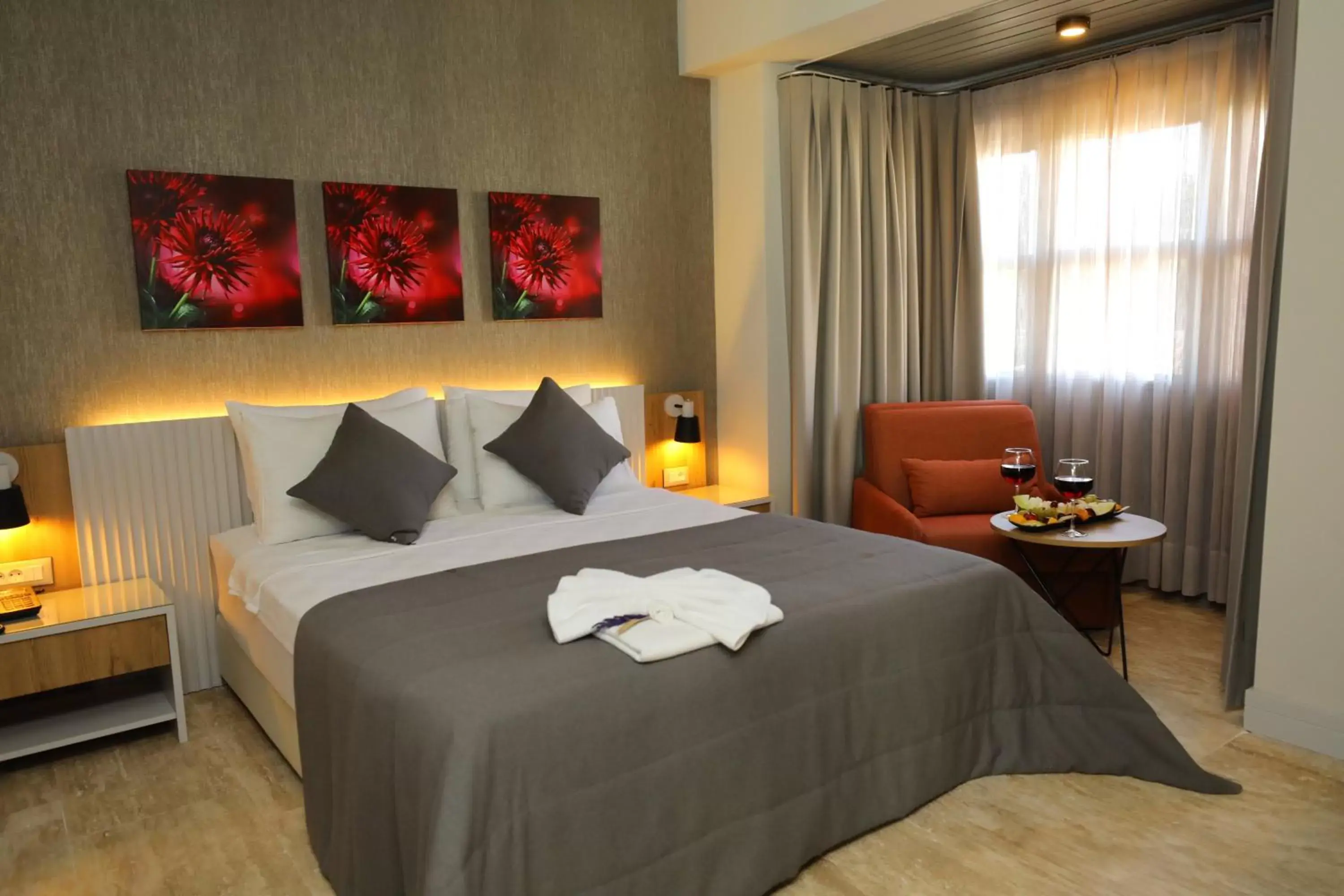 Bed in Ariel Hotel Alaçatı Bed in Ariel Hotel Alaçatı