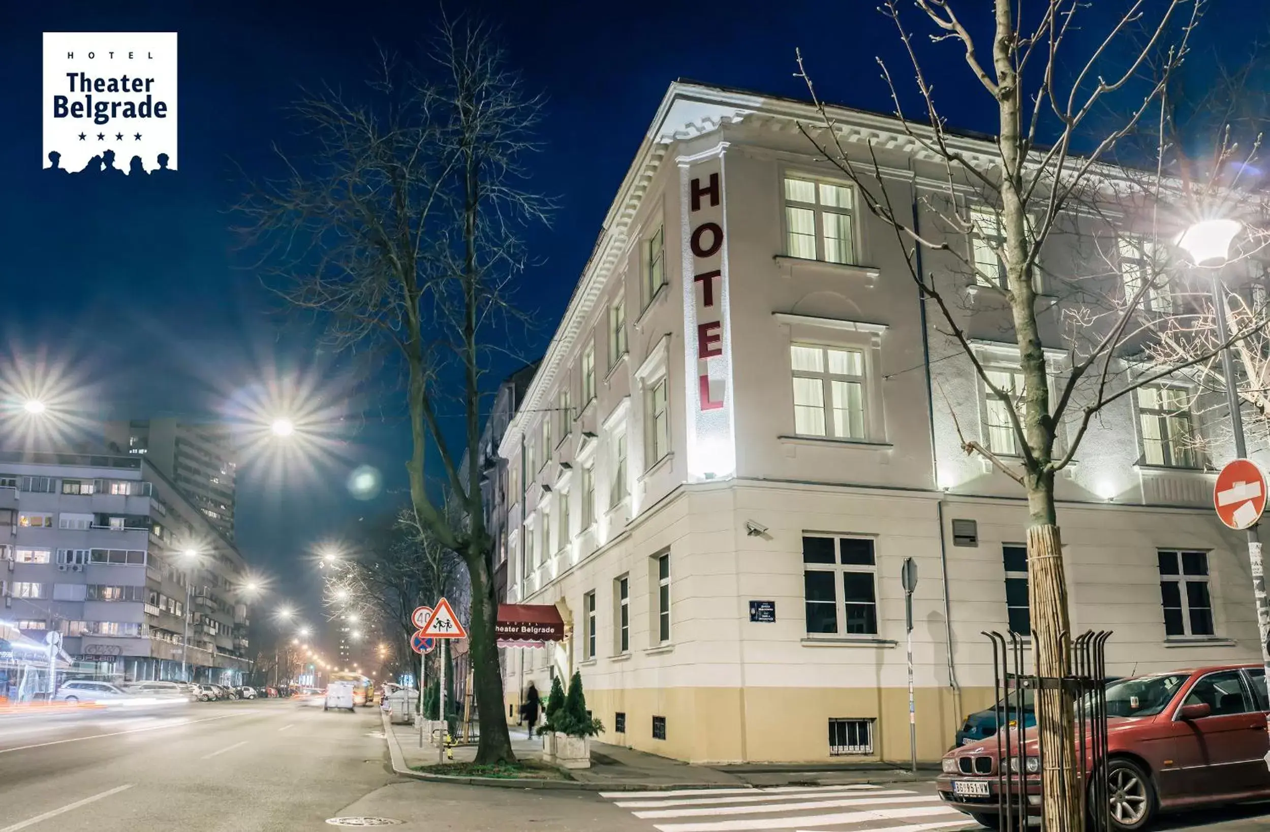 Street view, Property Building in Hotel Theater Belgrade