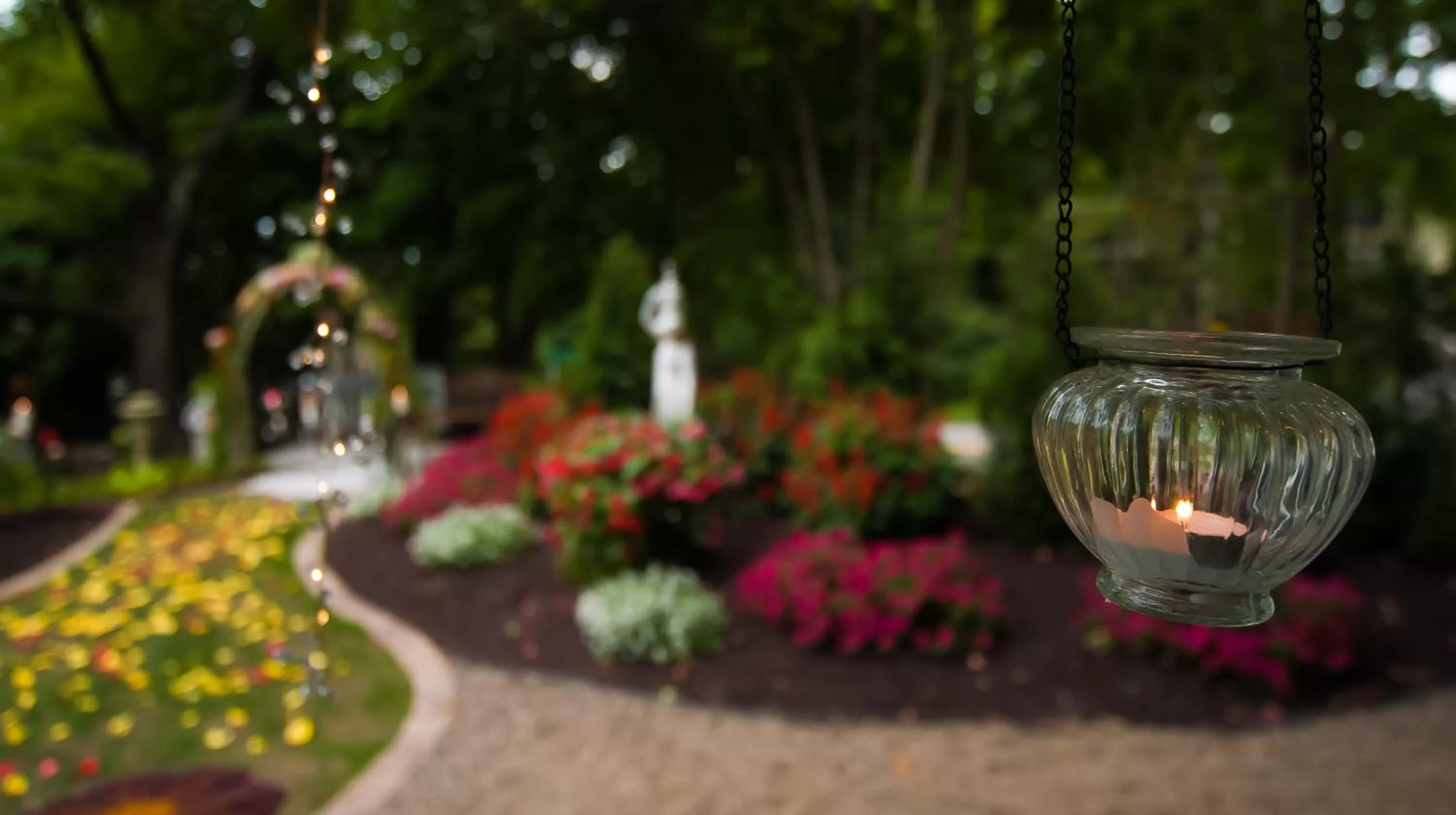 Garden view in The Borland House Inn