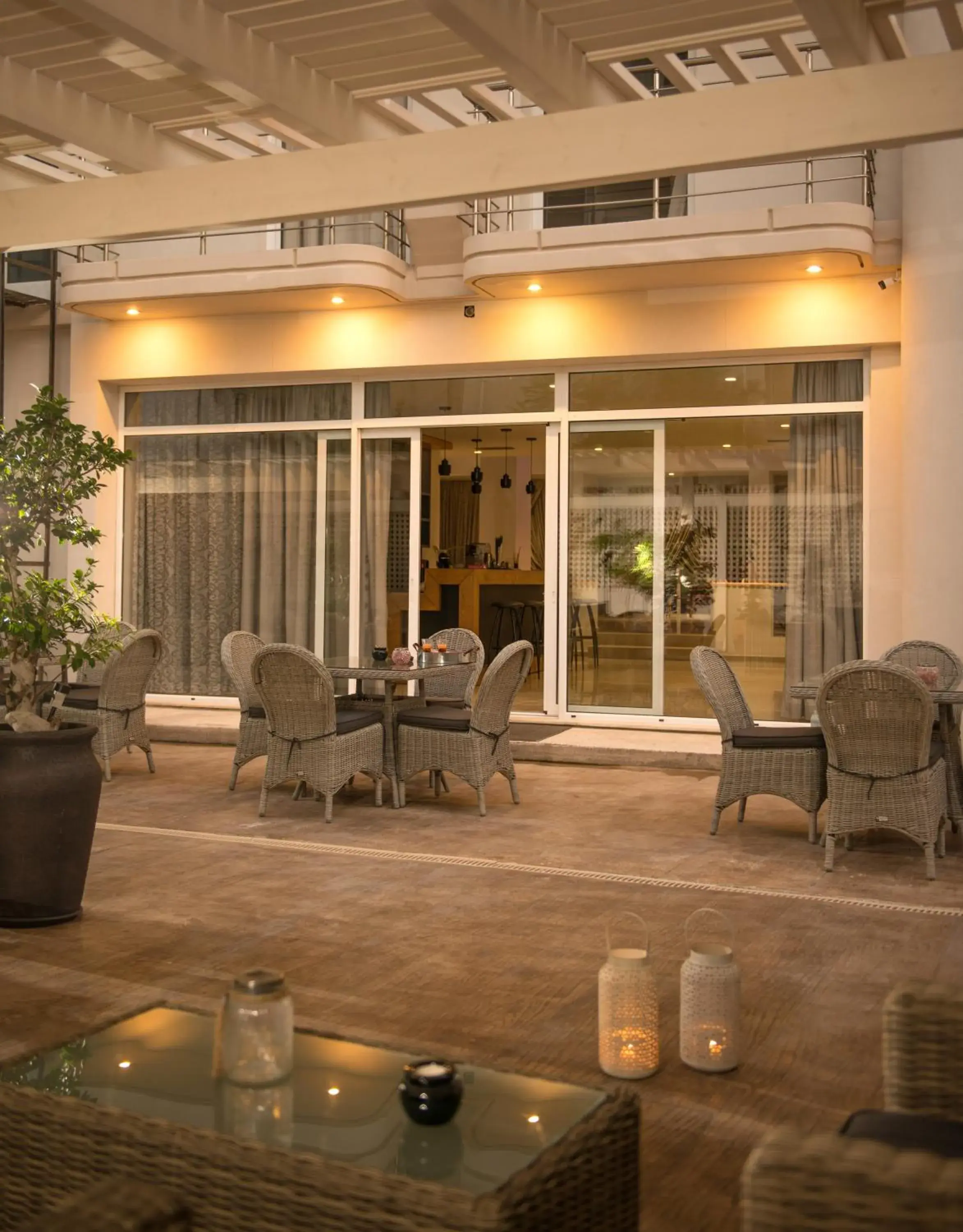 Patio in Irini Hotel