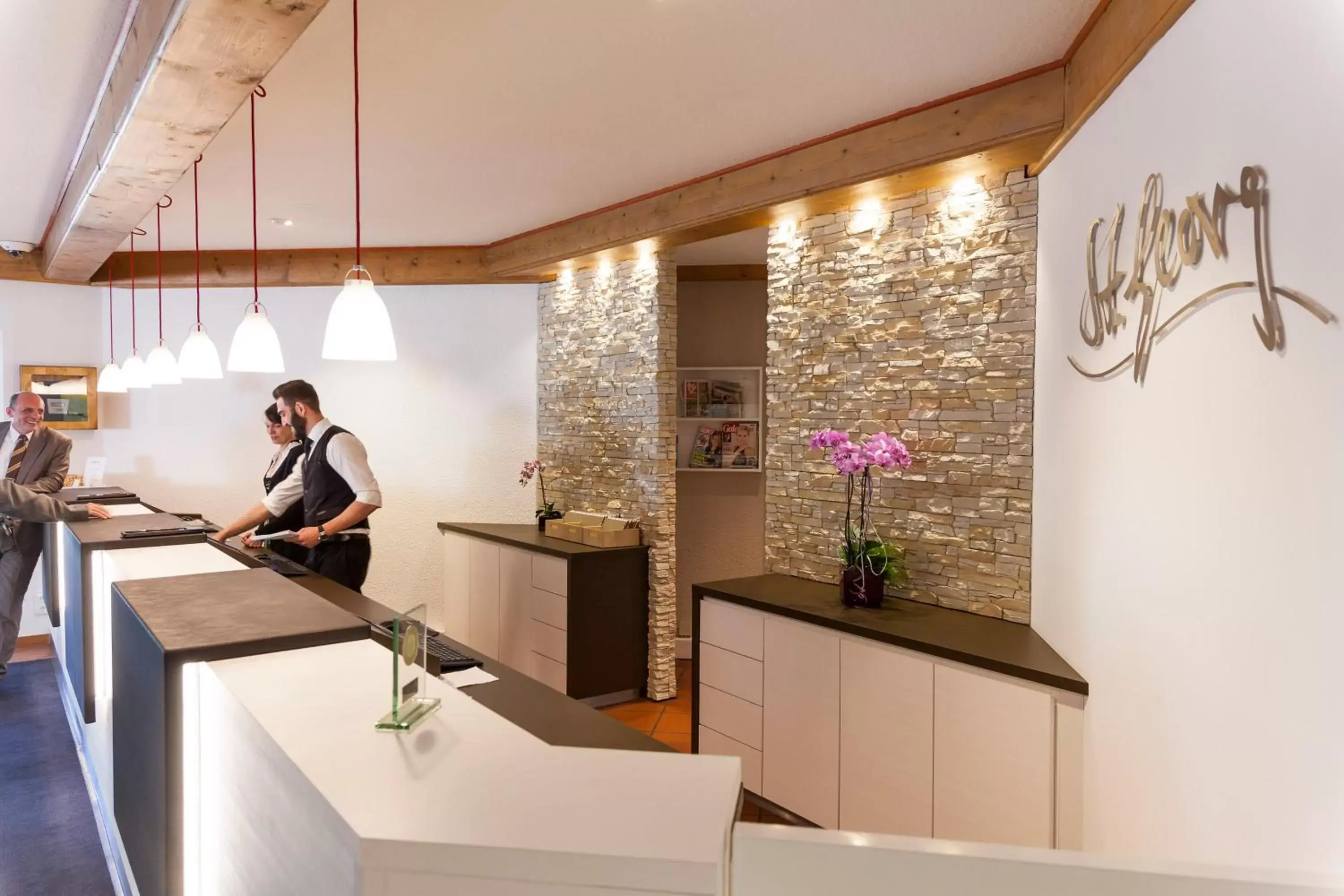 Lobby or reception in Hotel St. Georg Lobby or reception in Hotel St. Georg