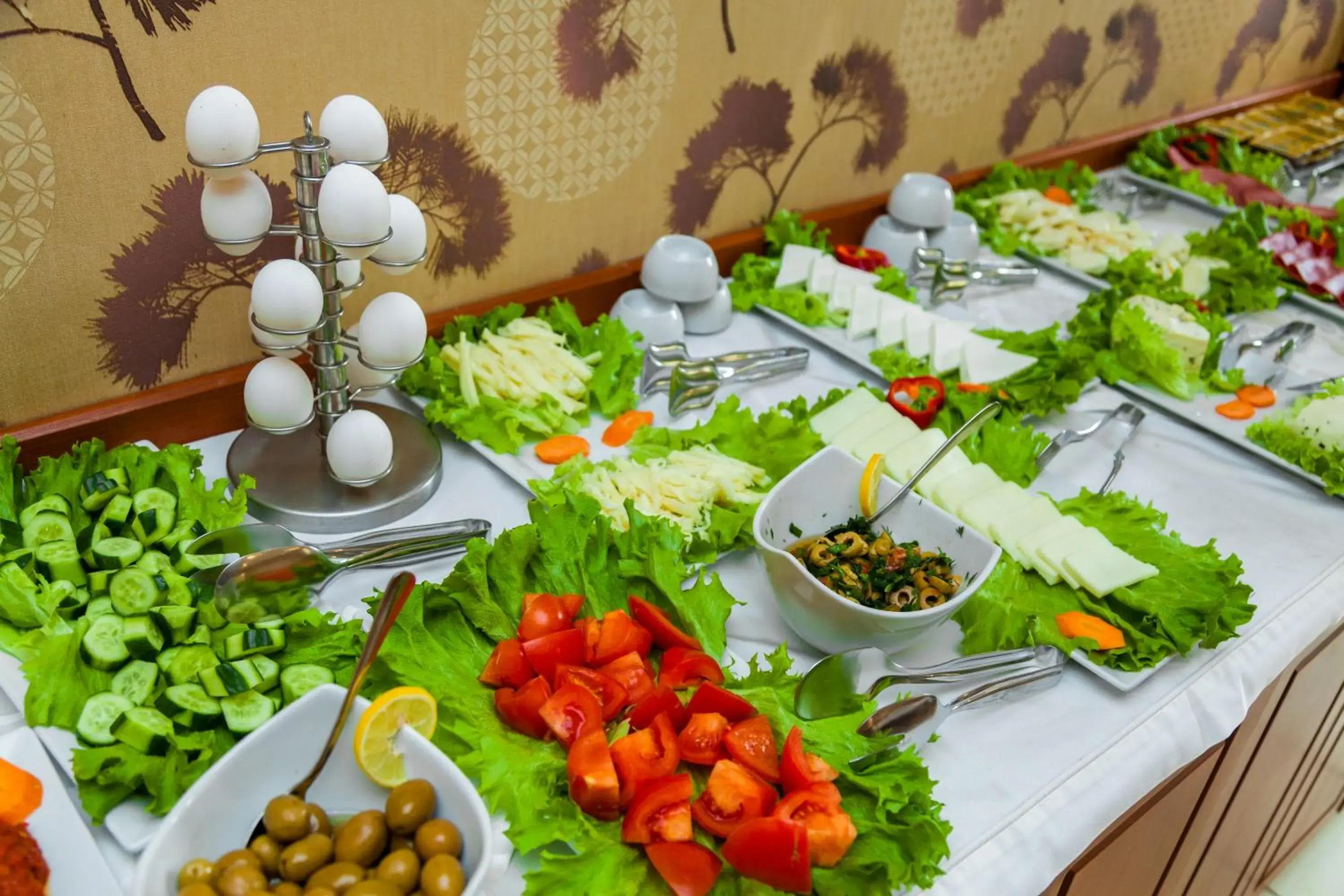 Buffet breakfast in Saba Sultan Hotel