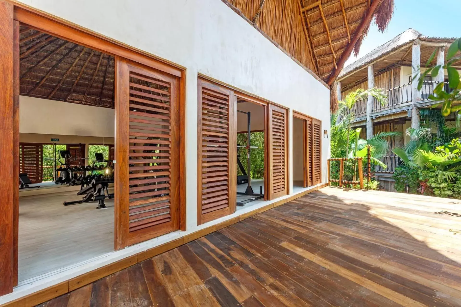 Fitness centre/facilities in Hotel Shibari - Restaurant & Cenote Club