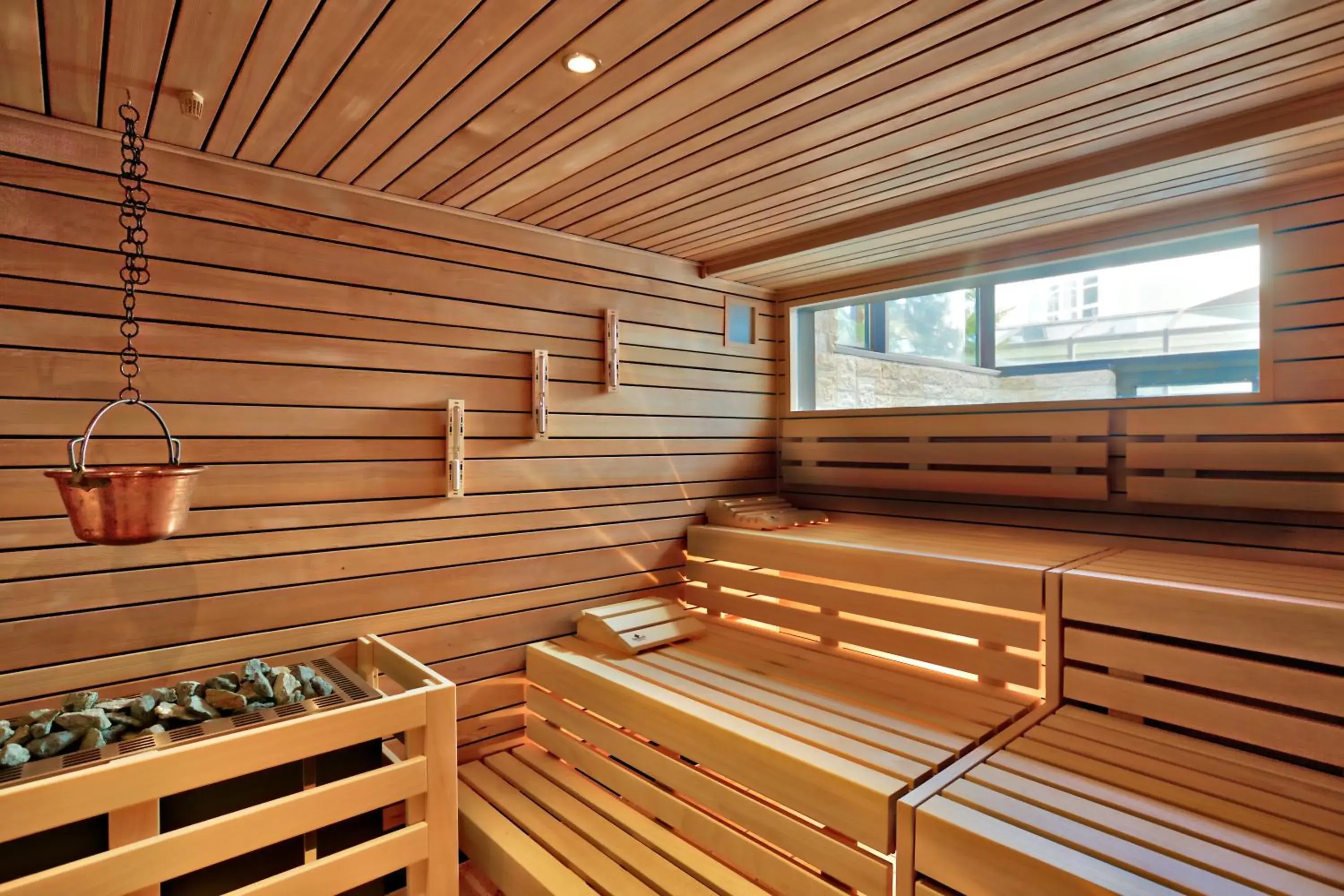 Sauna in Das Parkhotel