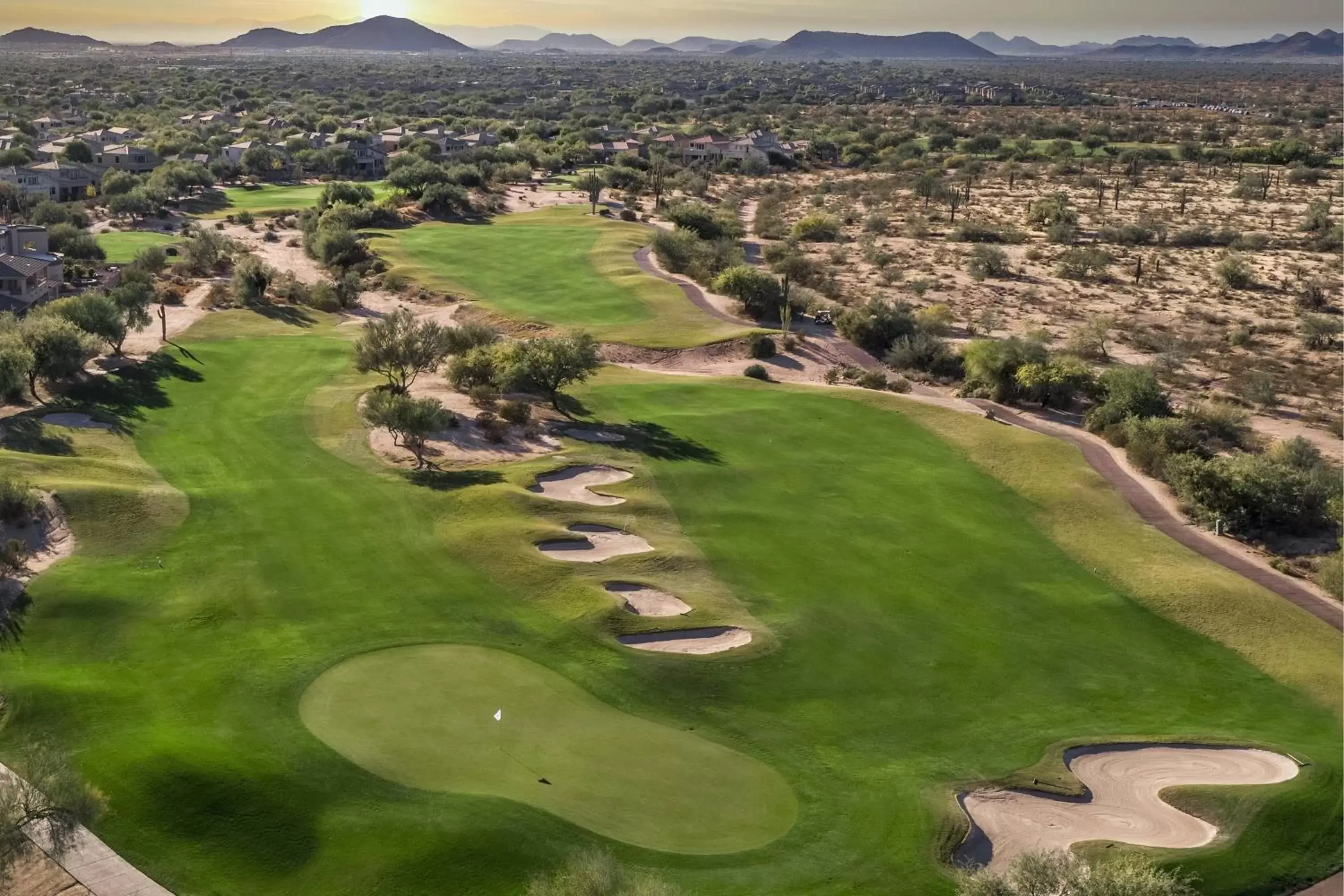 Golfcourse, Bird's-eye View in JW Marriott Phoenix Desert Ridge Resort & Spa