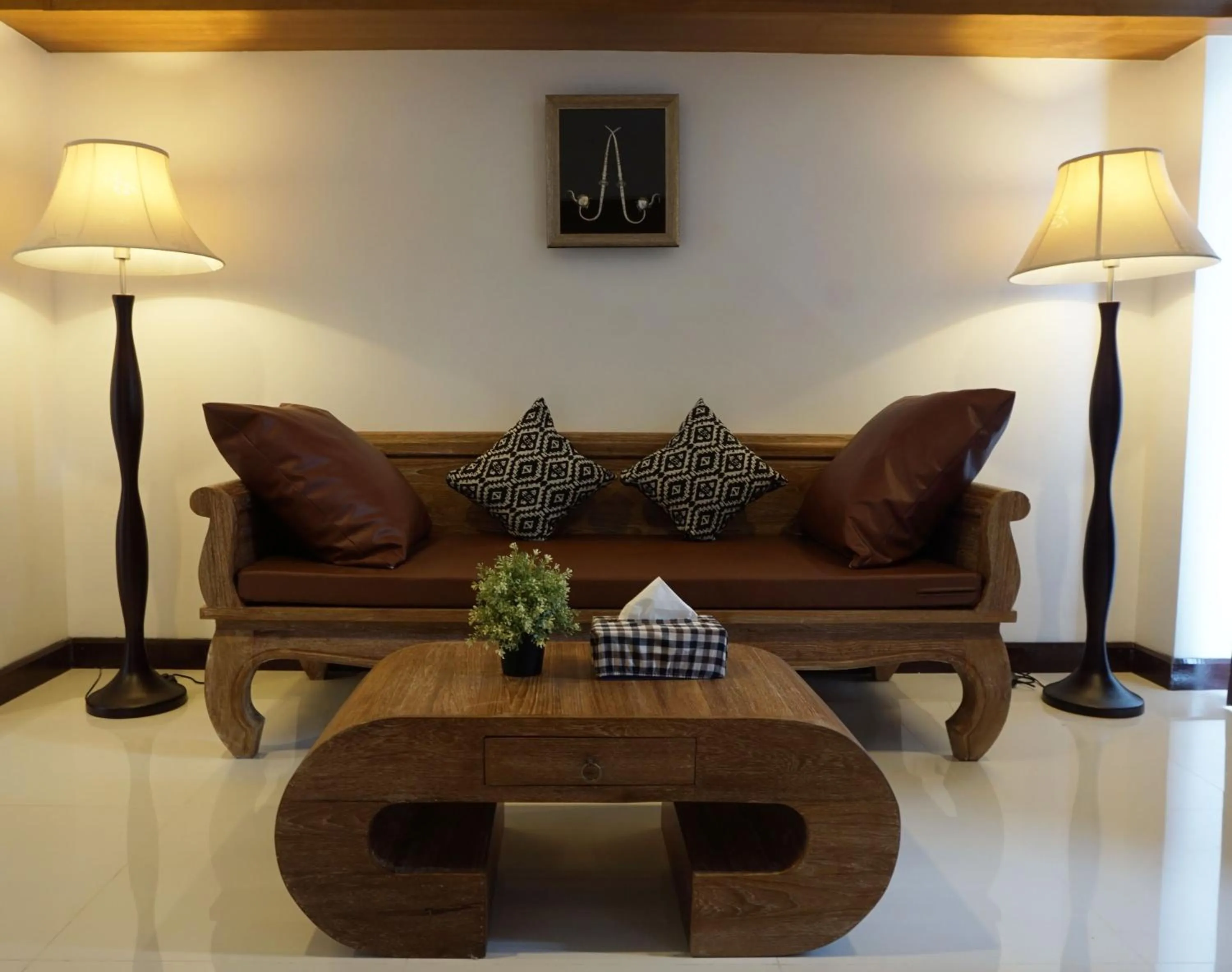 Living room in My Chiangmai Boutique Lodge