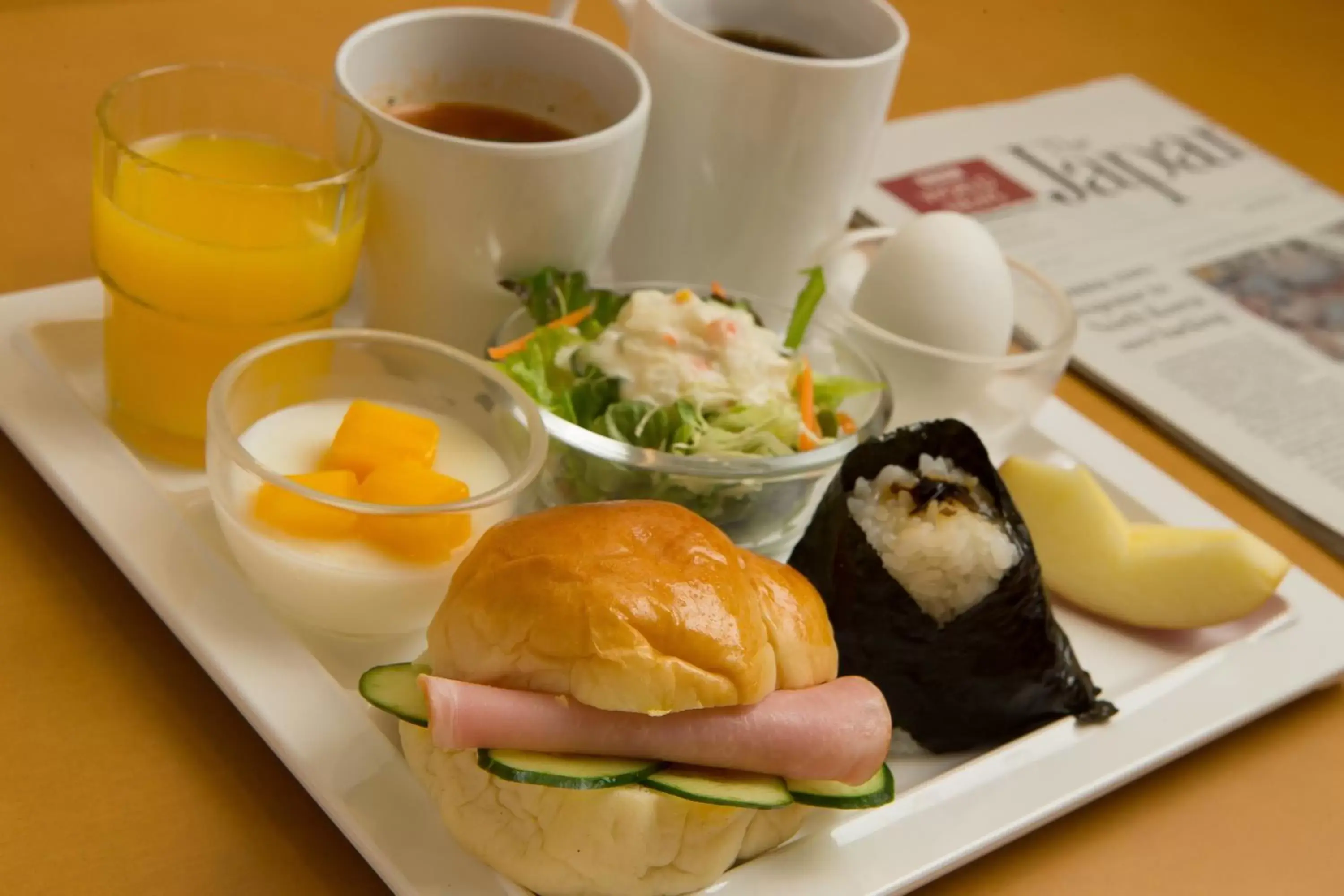 Continental breakfast in Ueno Hotel