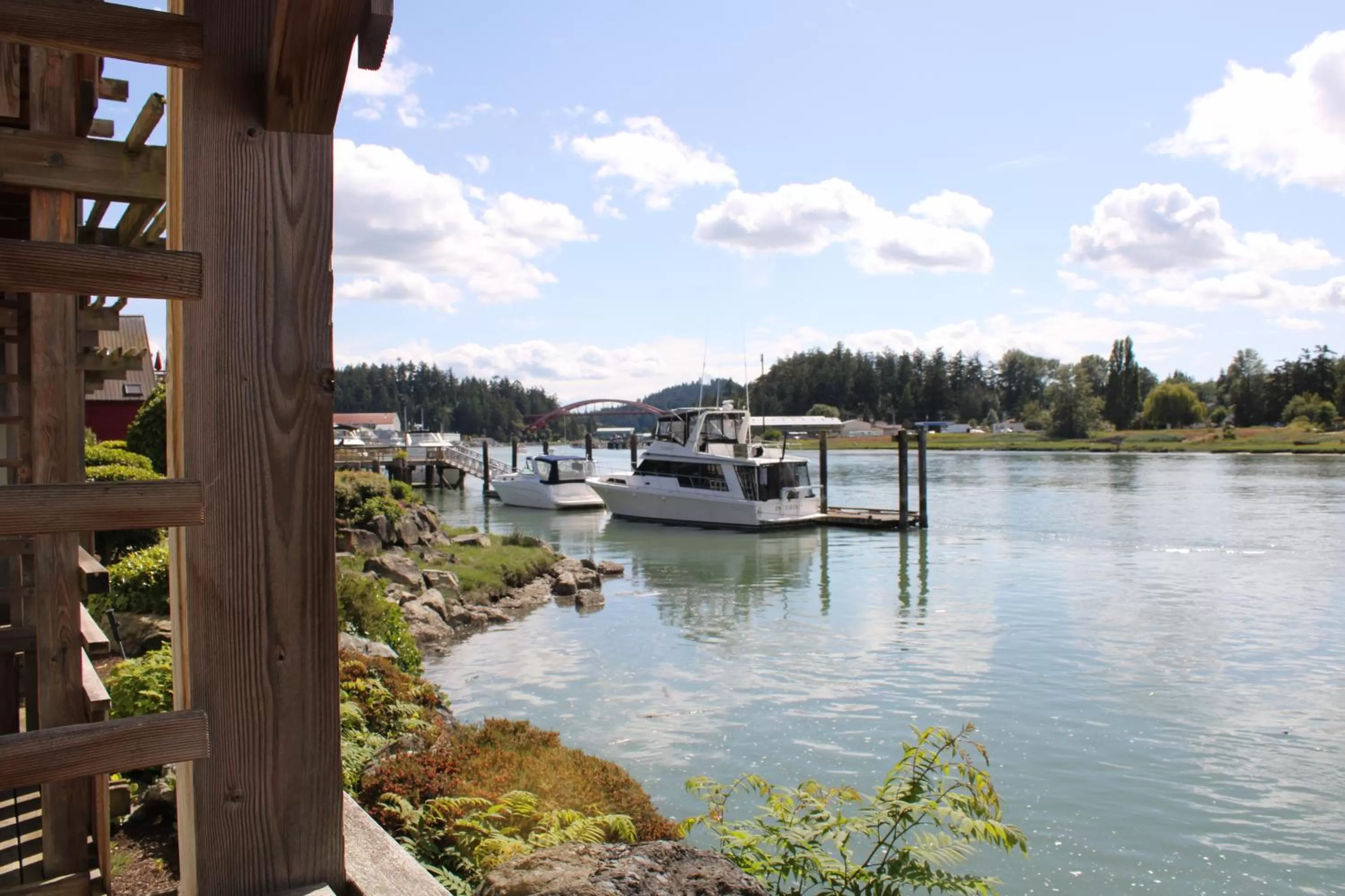 Natural landscape in La Conner Channel Lodge