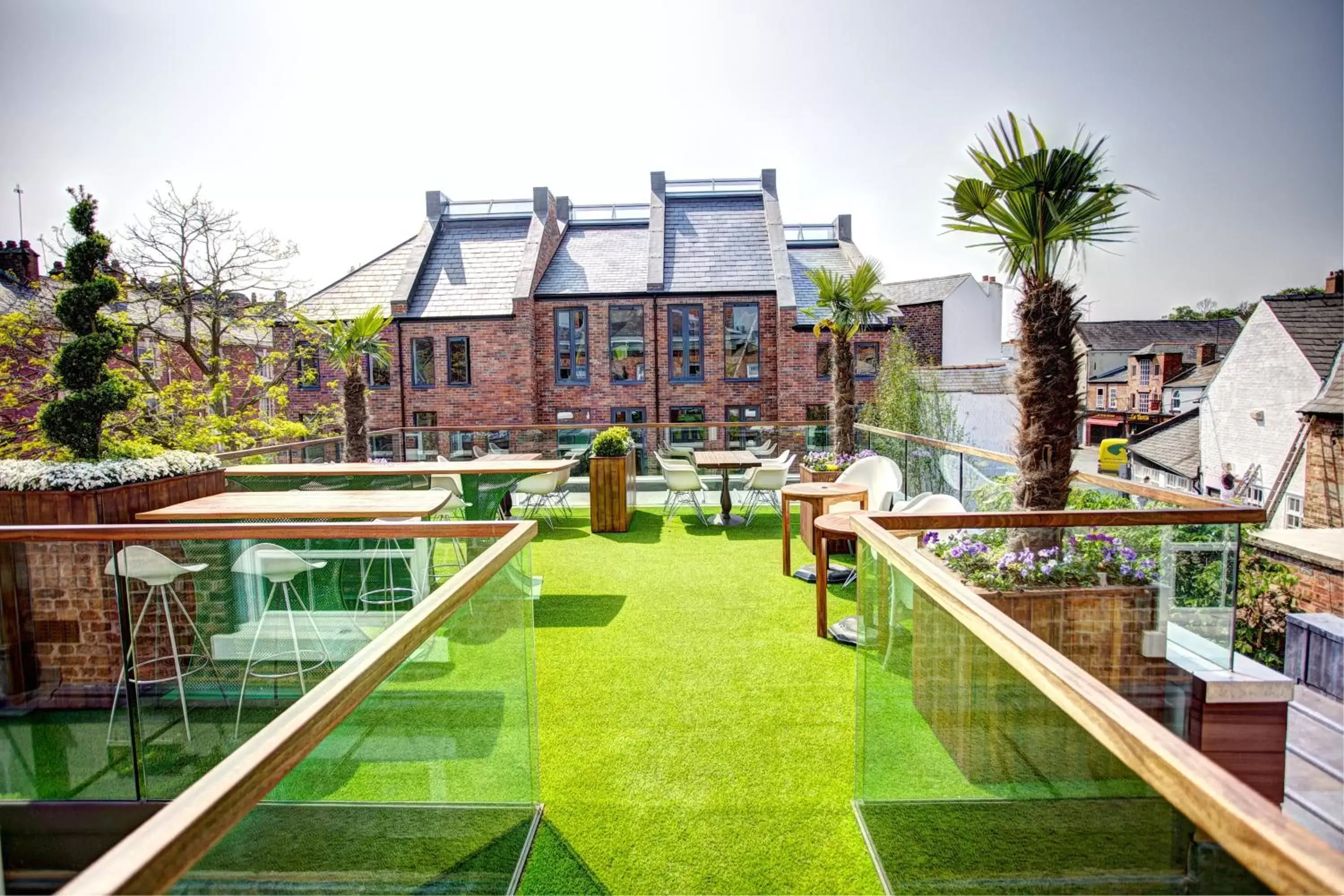 Balcony/Terrace in Oddfellows Chester Hotel & Apartments