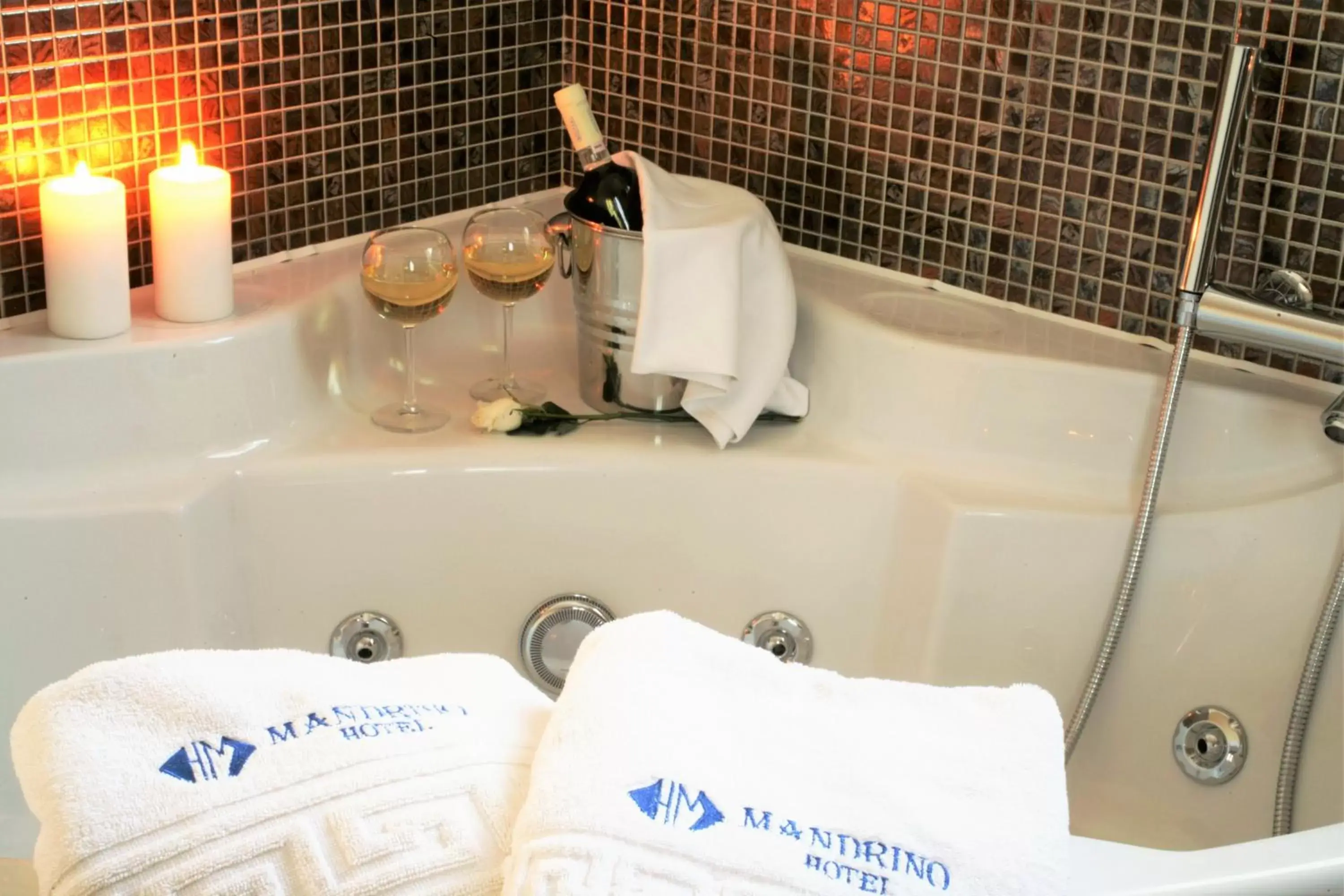 Photo of the whole room, Bathroom in Mandrino Hotel