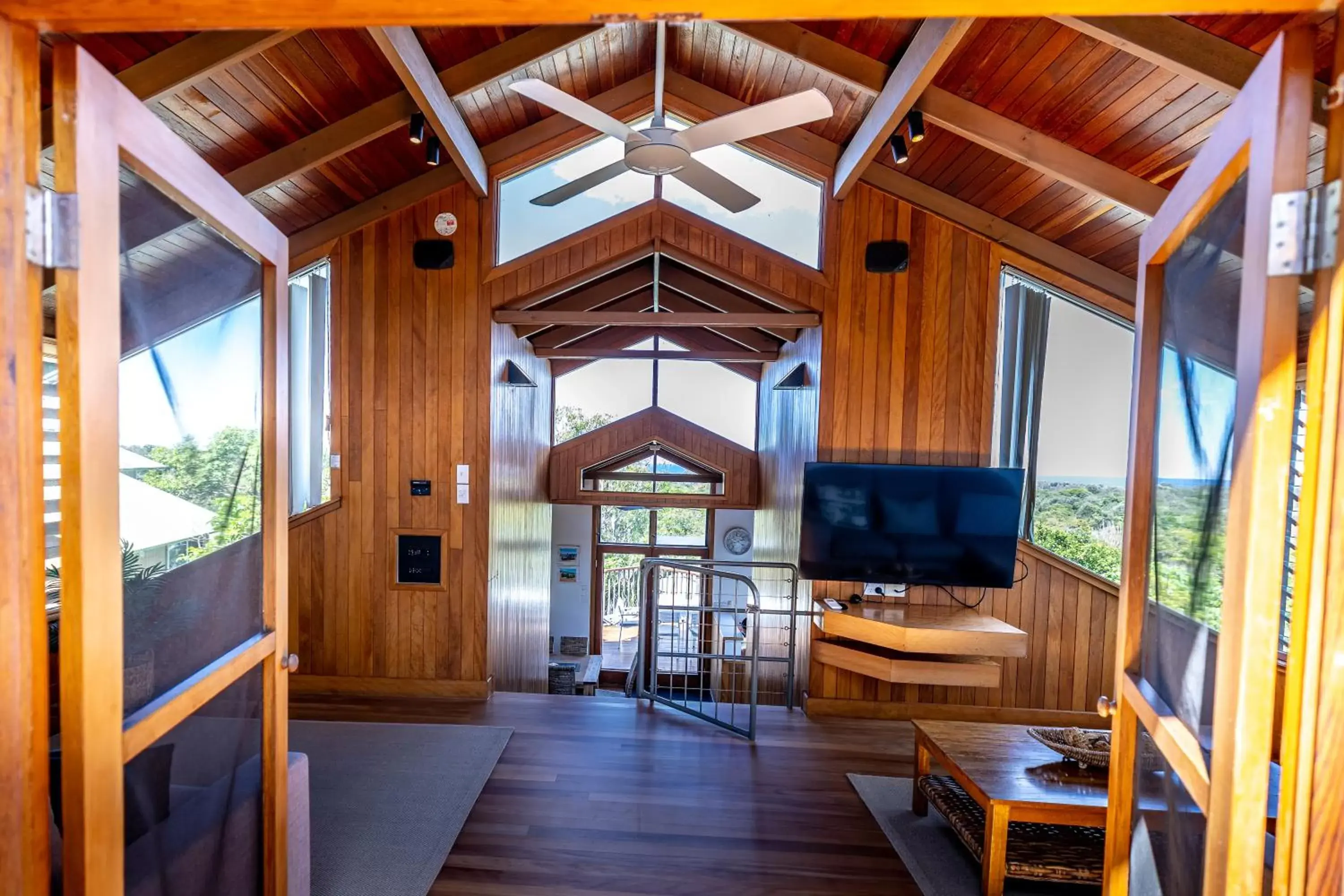 Living room in The Oasis Apartments and Treetop Houses